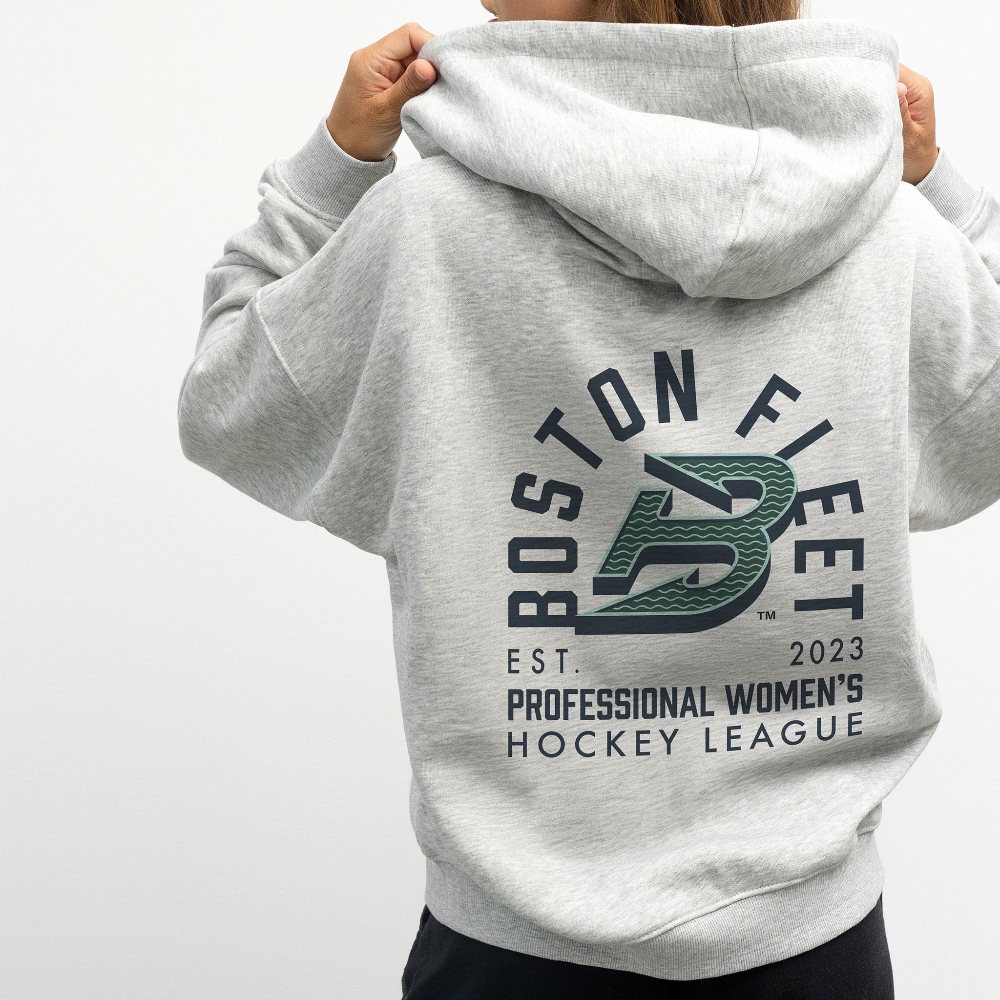 Adult Boston Fleet Line Change Zip - Up Hoodie - Hoodie in S