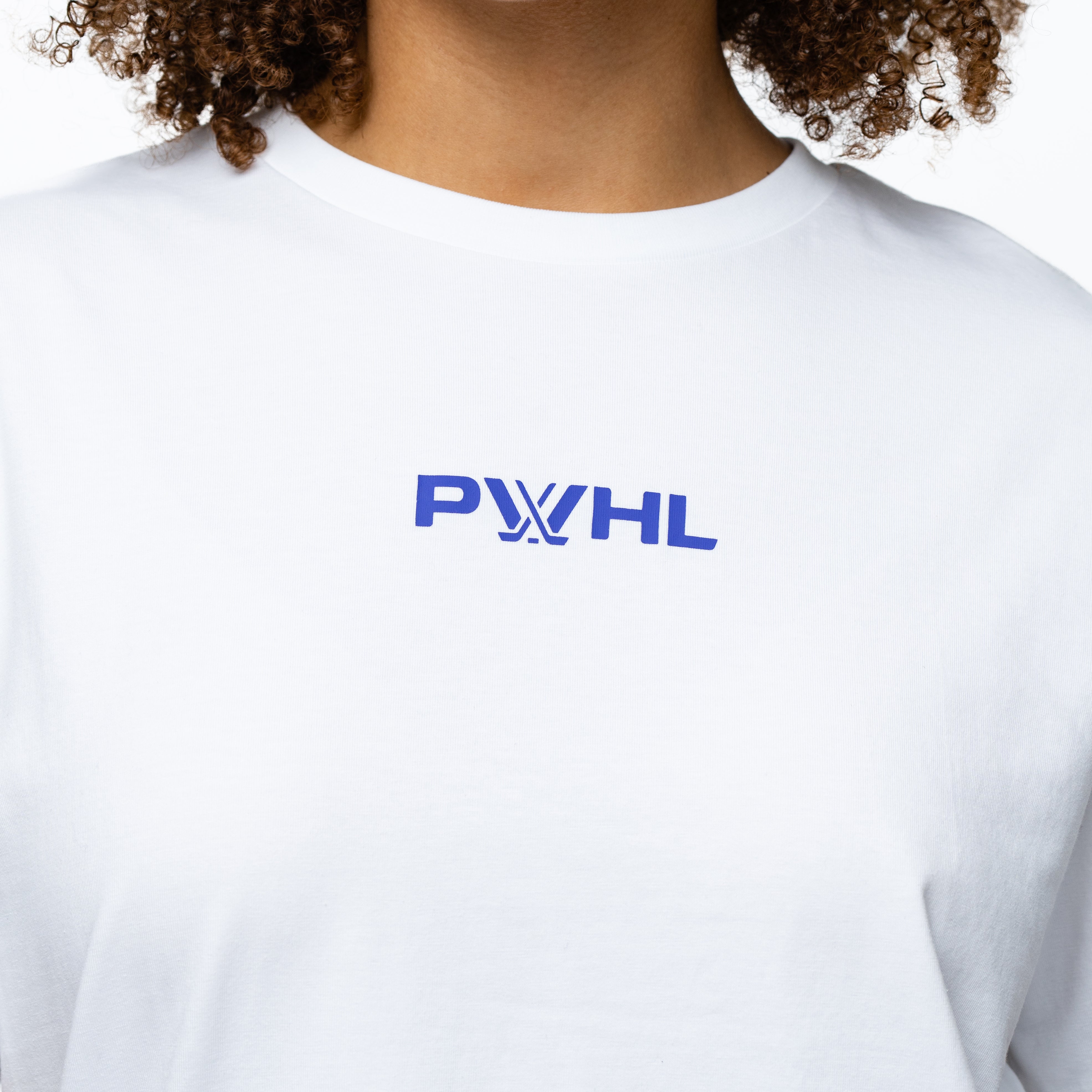 PWHL Adult Royalty Inau6ural 6 Sideline T-Shirt - T-shirt in White