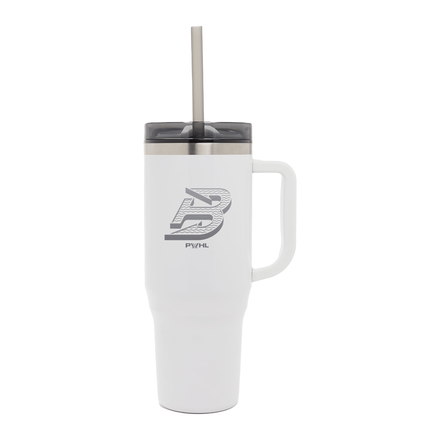 Boston Fleet 40 oz Eco - Friendly Straw Tumbler - Drinkware in White