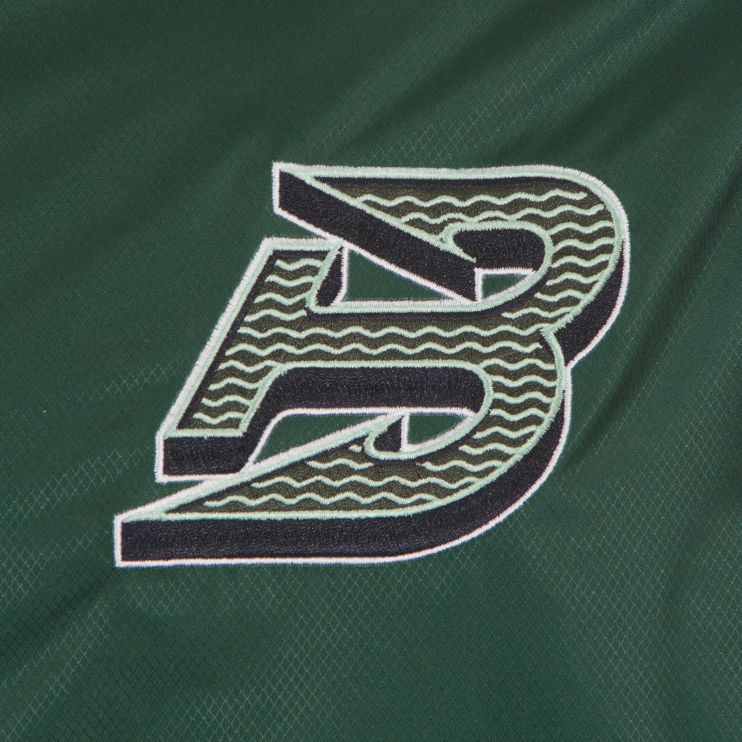 Boston Fleet Adult Ripstop Nylon Colorblocked Jacket - Jacket in Green