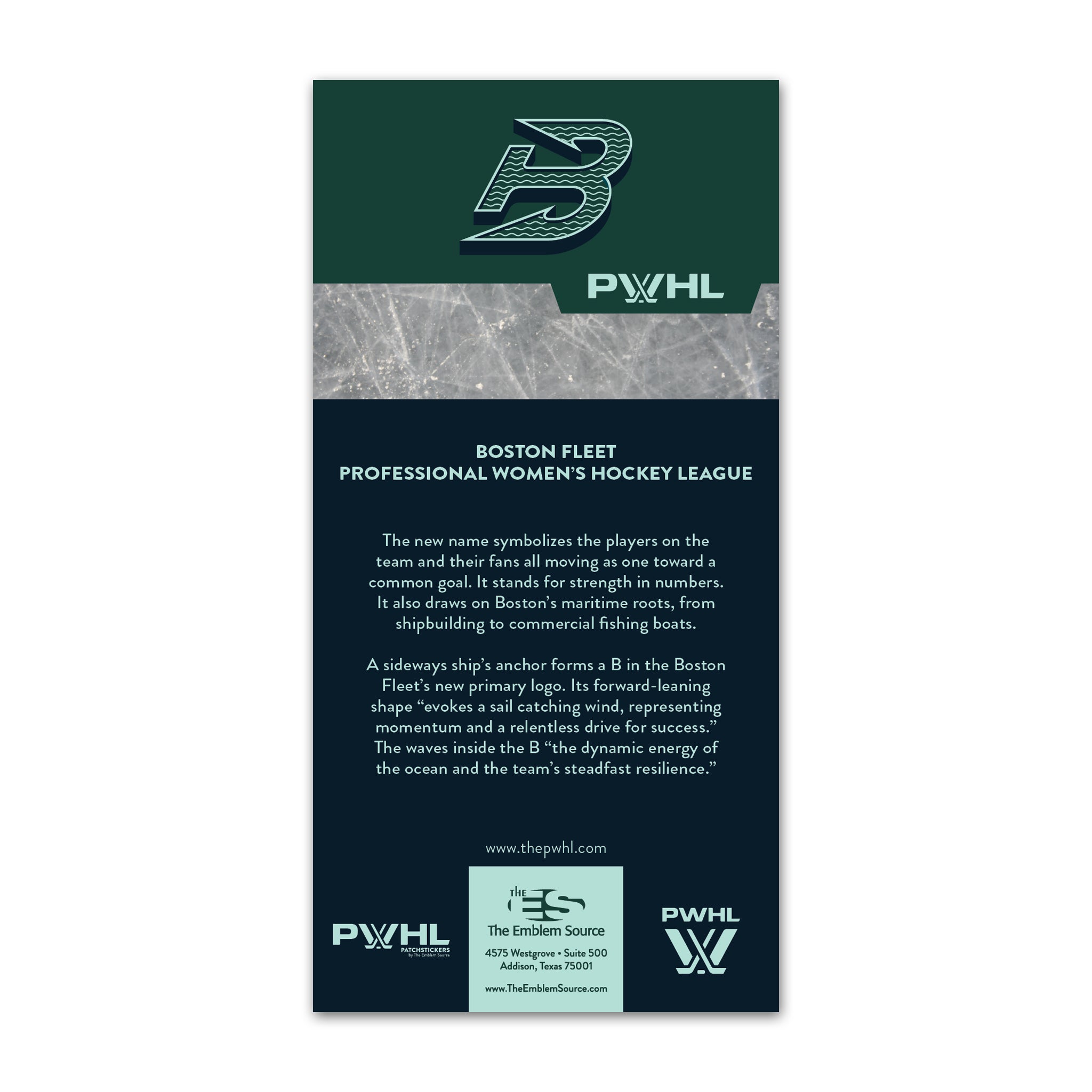 Boston Fleet PatchStickers 3 Pack - Collectibles in Green