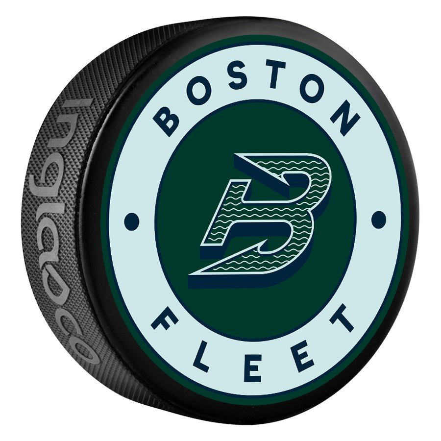 Boston Fleet Souvenir Puck - Pucks in Black