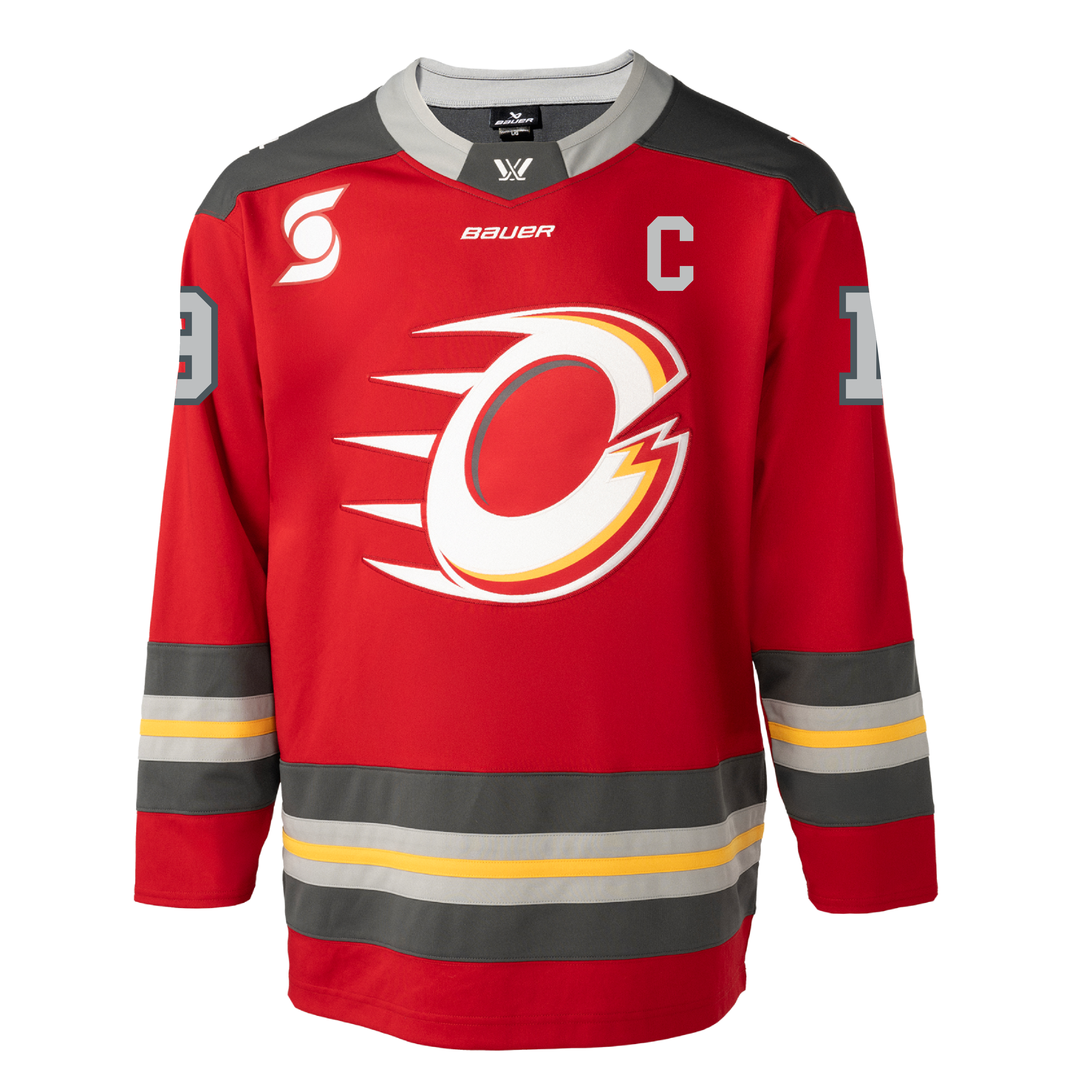 Brianne Jenner Ottawa Charge Youth Bauer Replica Home Jersey - Jersey in Red