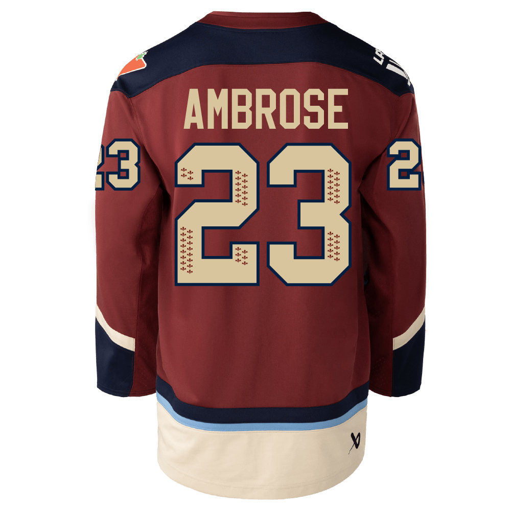 Erin Ambrose Montreal Victoire Adult Bauer Replica Home Jersey - Jersey in Maroon