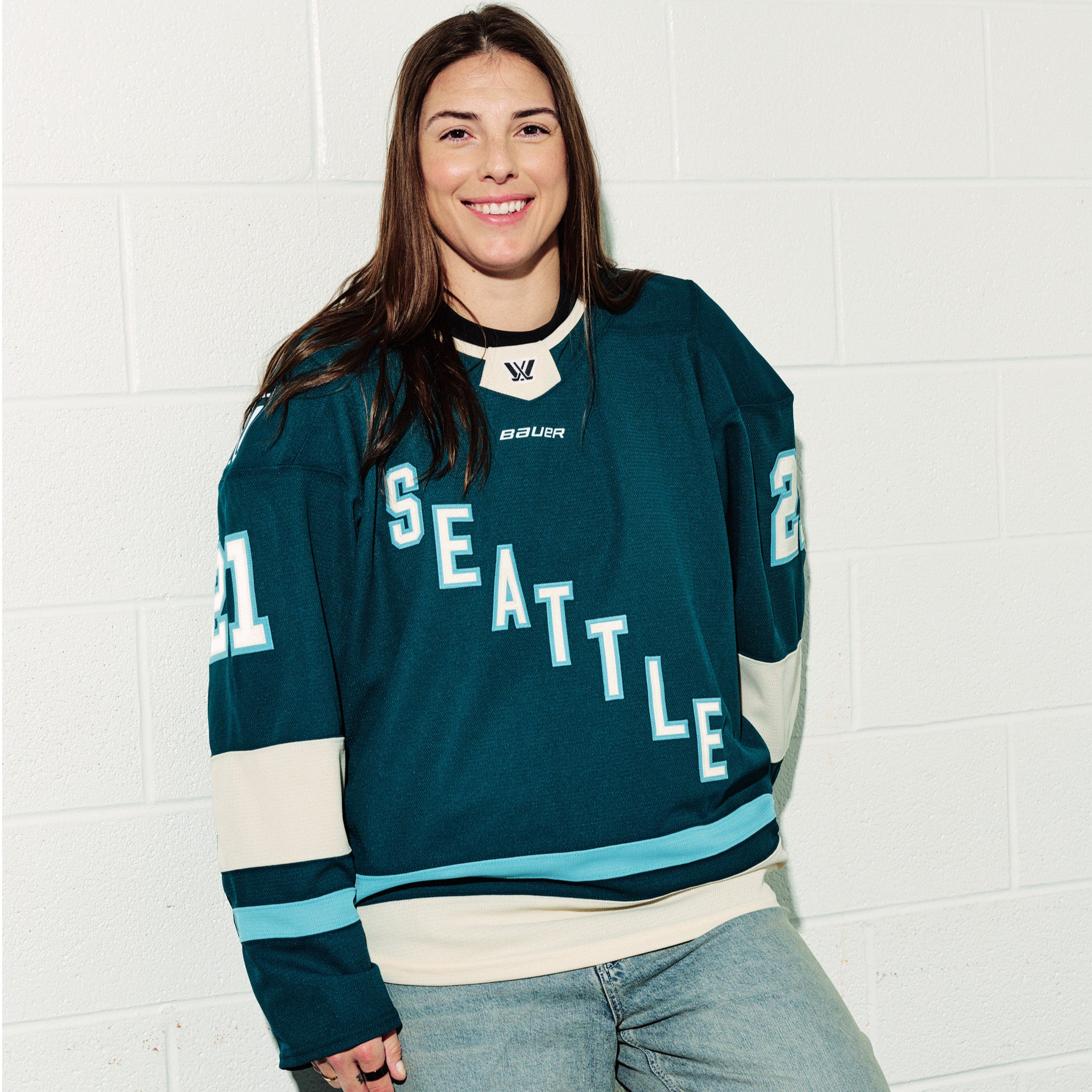 Adult PWHL Seattle Hilary Knight Bauer Replica Home Jersey - Jersey in Green