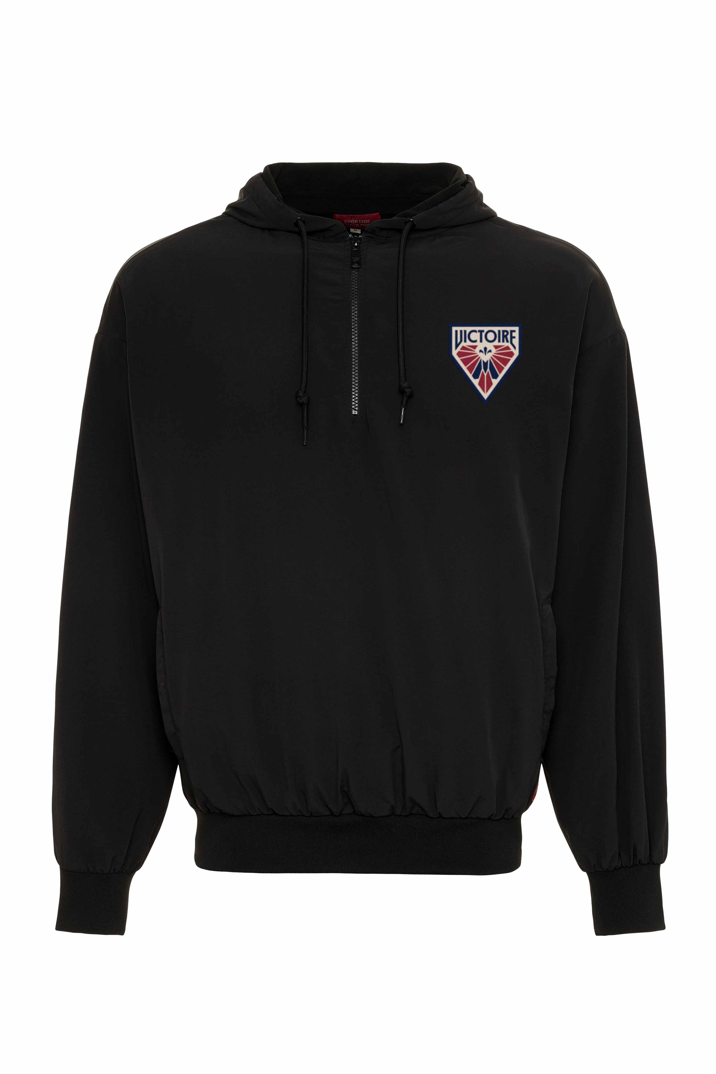 Adult Montreal Victoire Sportiqe Logo Winfield 1/4 Zip Jacket - Jacket in Black
