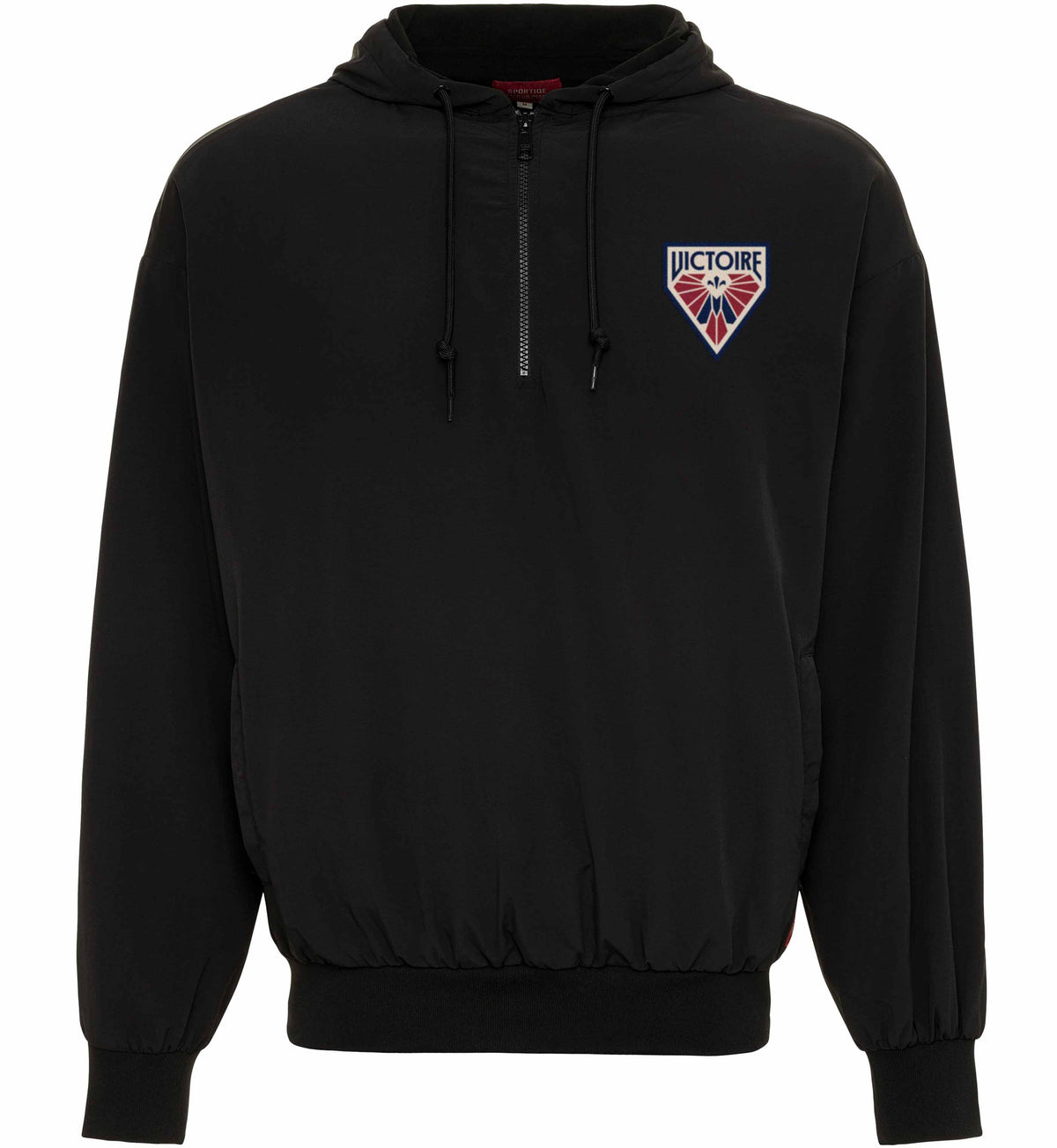Adult Montreal Victoire Sportiqe Logo Winfield 1/4 Zip Jacket - Jacket in Black