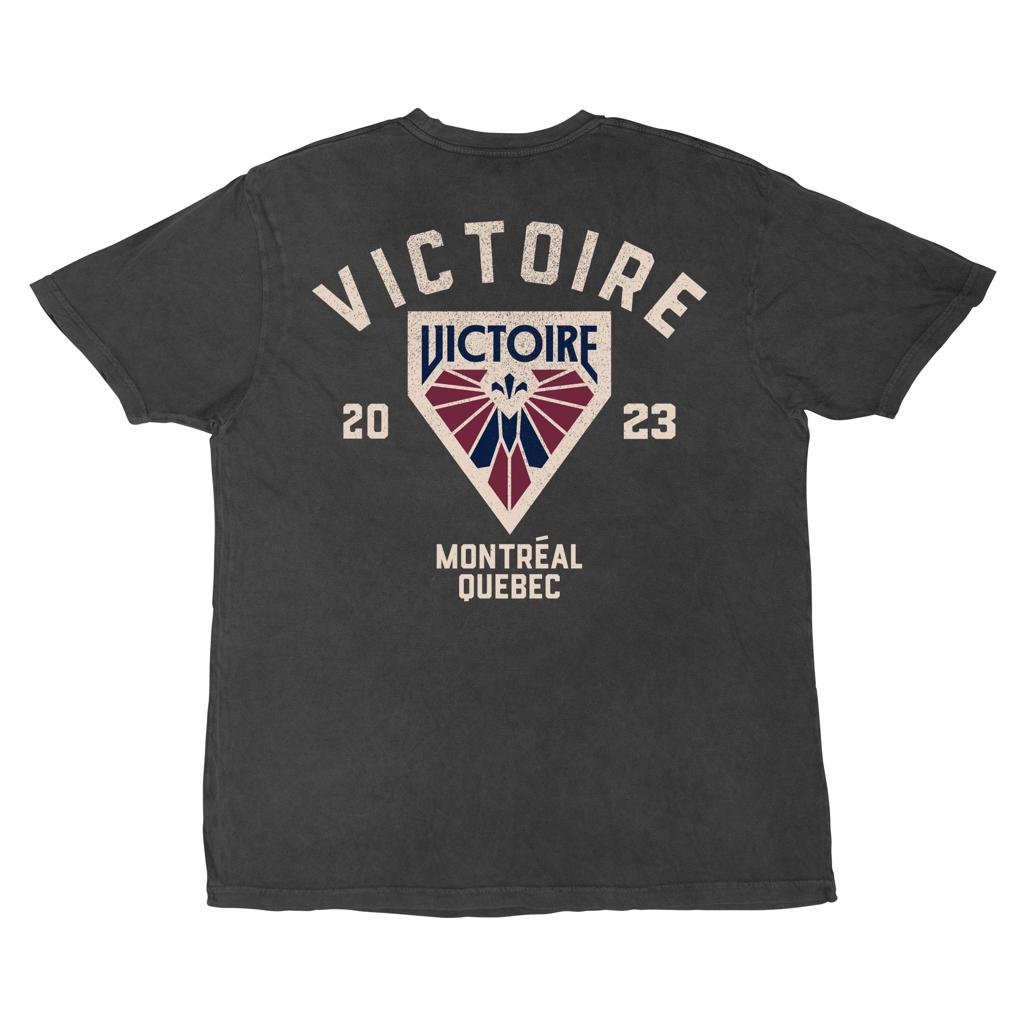 Pre - Order Montreal Victoire Adult Stadium Essentials Get Back Vintage T-Shirt - T-Shirt in Vintage Black