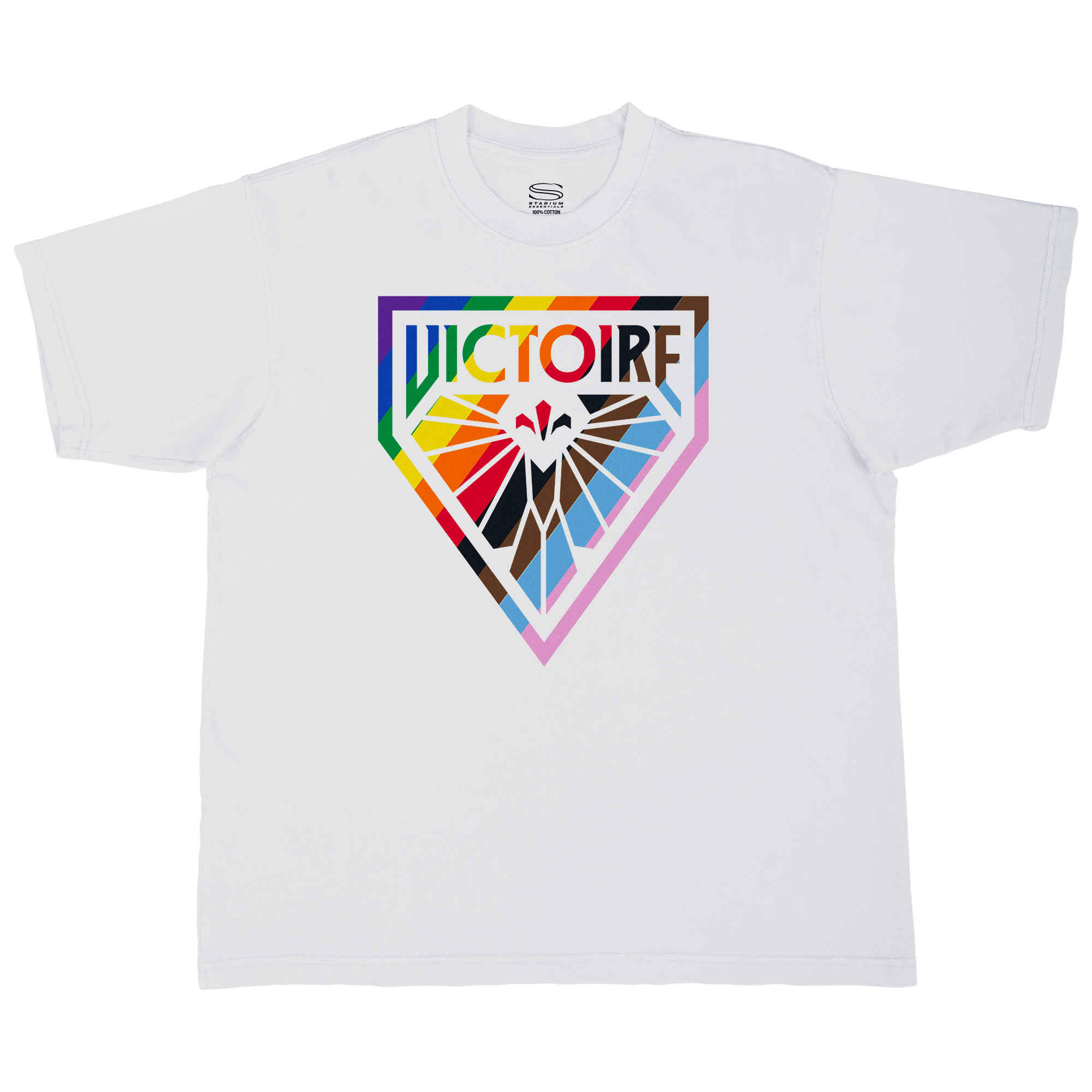 Pre - Order Montreal Victoire Adult Stadium Essentials Pride Urban T-Shirt - T-Shirt in White