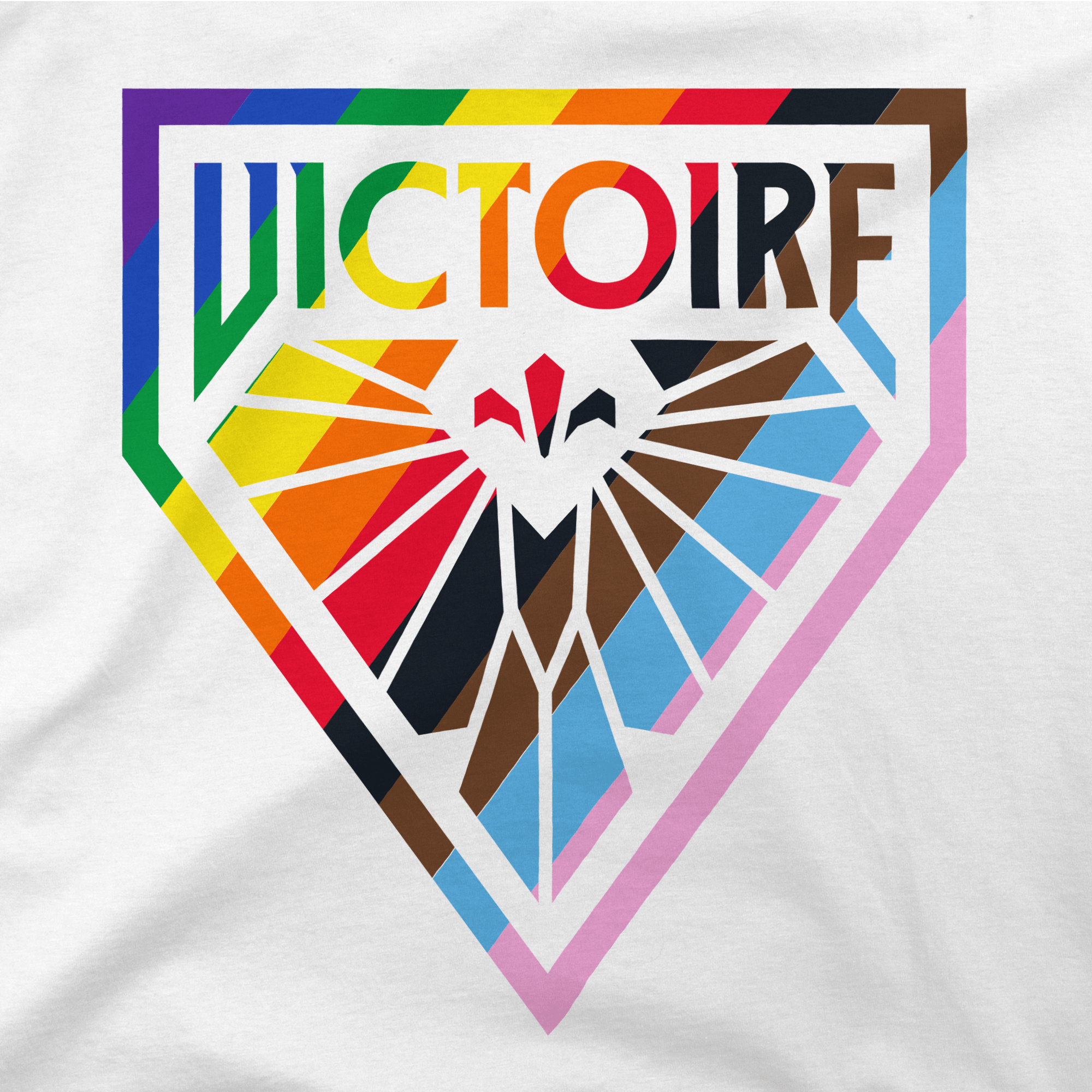 Pre - Order Montreal Victoire Adult Stadium Essentials Pride Urban T-Shirt - T-Shirt in White