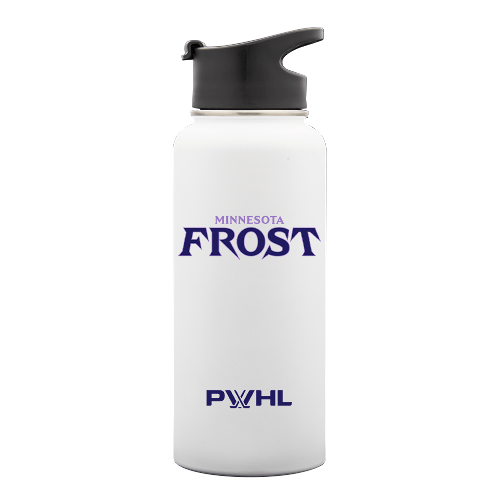 Minnesota Frost 32 oz 3 in 1 Vacuum Bottle Kit - Drinkware in White