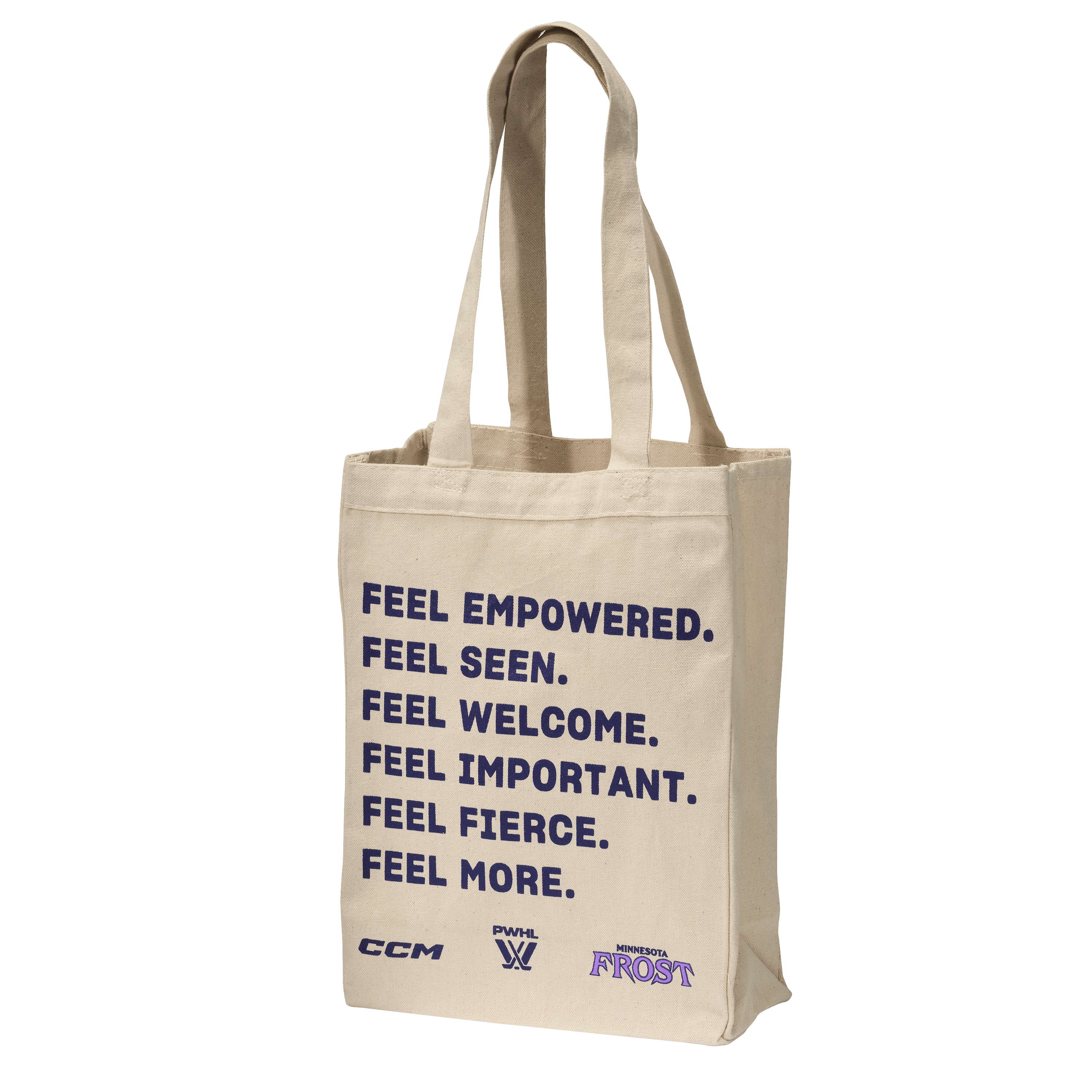 Minnesota Frost CCM Her Time Is Now Tote - Tote in Natural