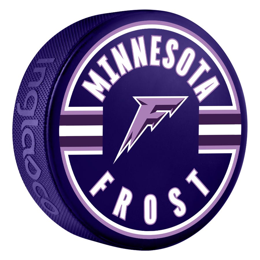 Minnesota Frost Coloured Puck - Pucks in Purple