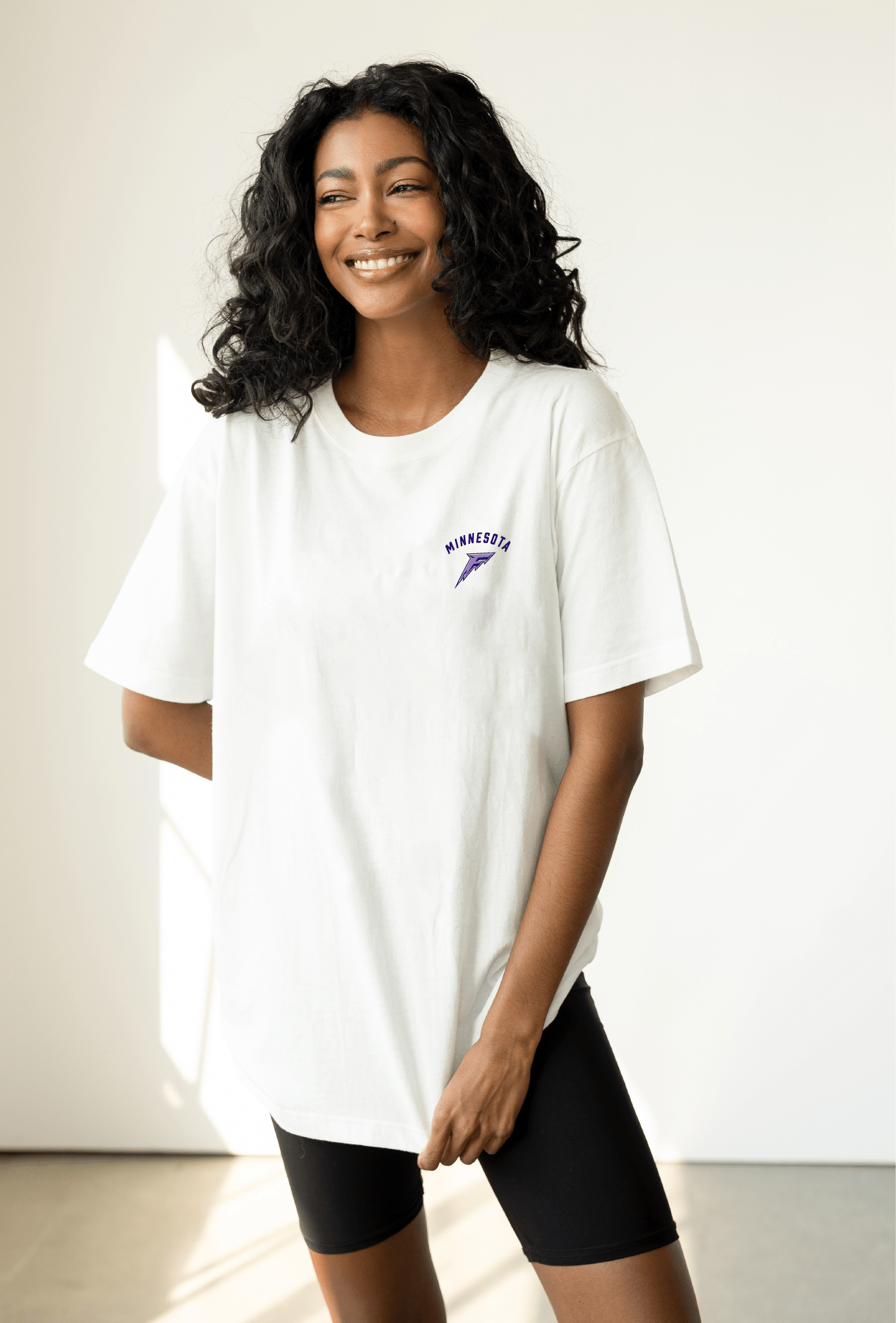 Minnesota Frost Unisex Line Change Back Hit Hockey Oversized T-Shirt - T-Shirt in White