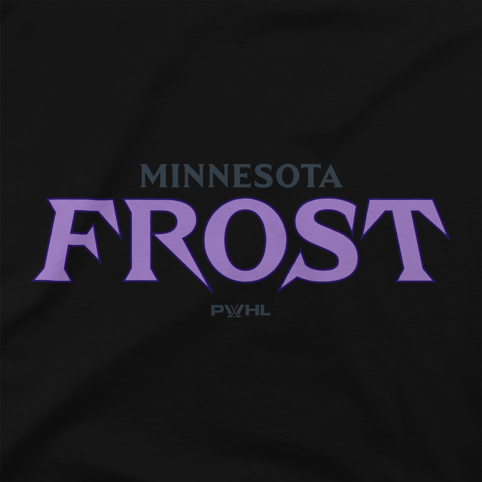 Minnesota Frost Unisex Stadium Essentials Wordmark T-Shirt - T-Shirt in Black