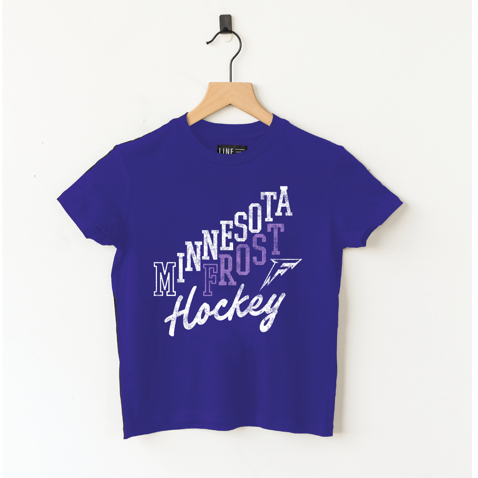 Minnesota Frost Youth Line Change Do It All T-Shirt - T-Shirt in Purple