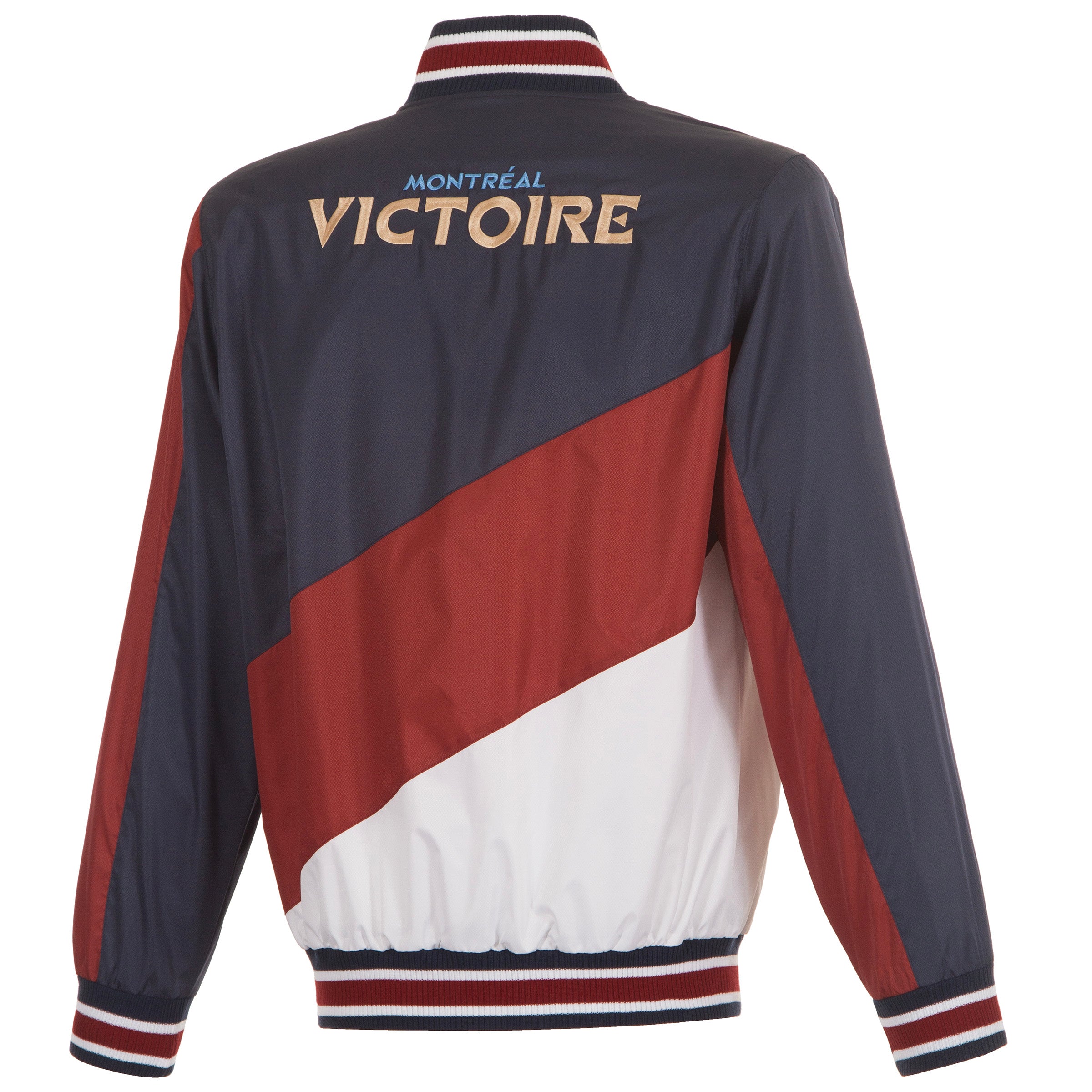 Montreal Victoire Adult Ripstop Nylon Colorblocked Jacket - Jacket in Navy