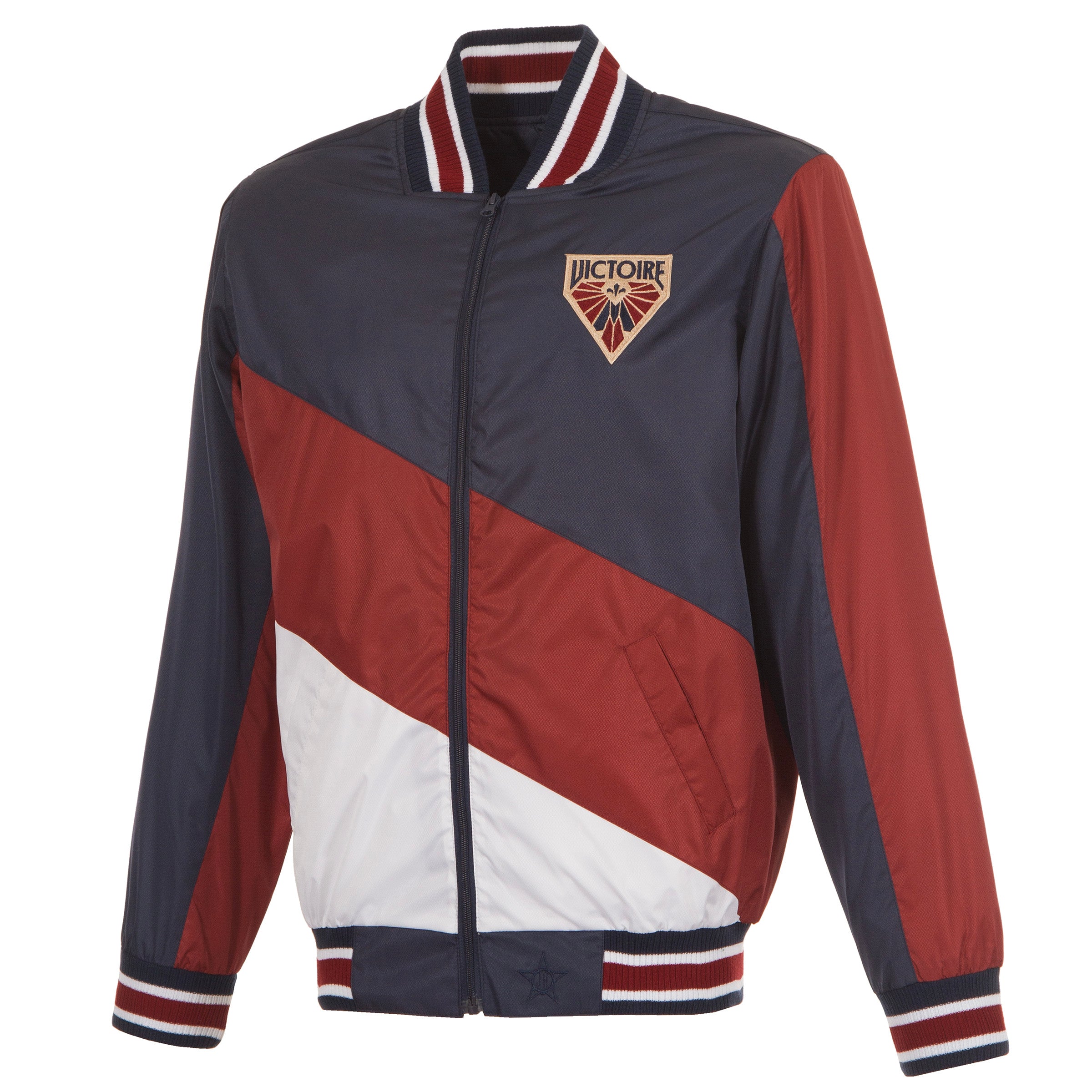 Montreal Victoire Adult Ripstop Nylon Colorblocked Jacket - Jacket in Navy
