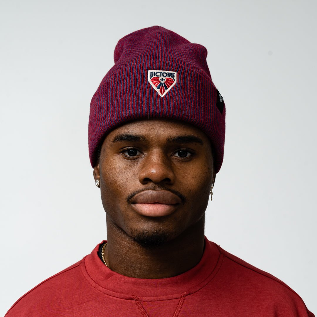 Montreal Victoire Adult Royalty Double Knit Toque - Hat in Maroon
