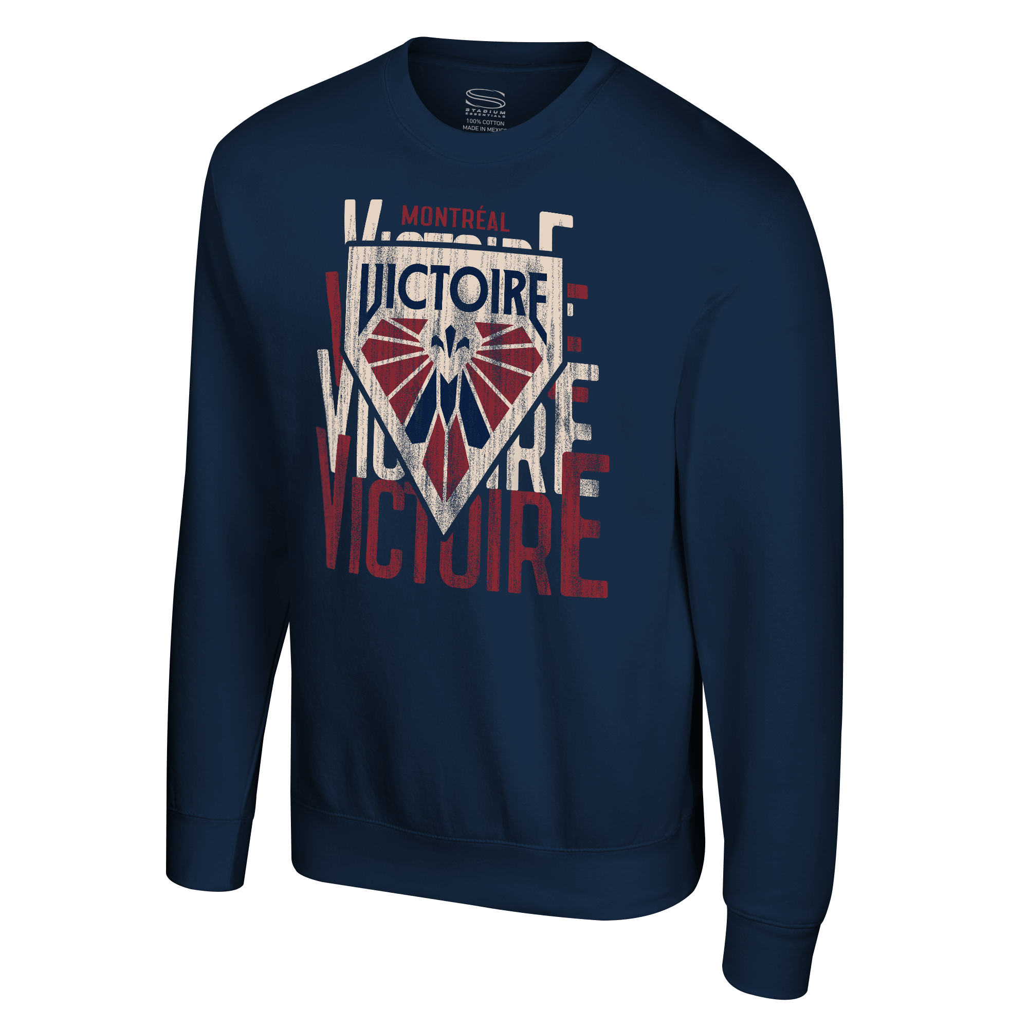 Montreal Victoire Adult Stadium Essentials Dedication Fleece Crewneck - Crewneck in S