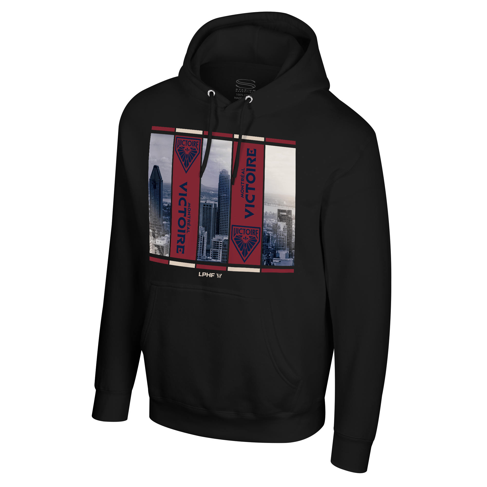 Montreal Victoire Adult Stadium Essentials Skyline Fleece Hoodie - Hoodie in S