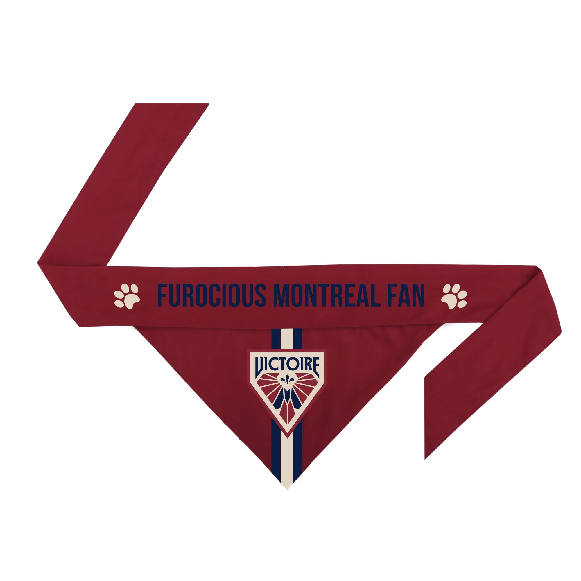 Montreal Victoire Reversible Pet Bandana - Pet in XS