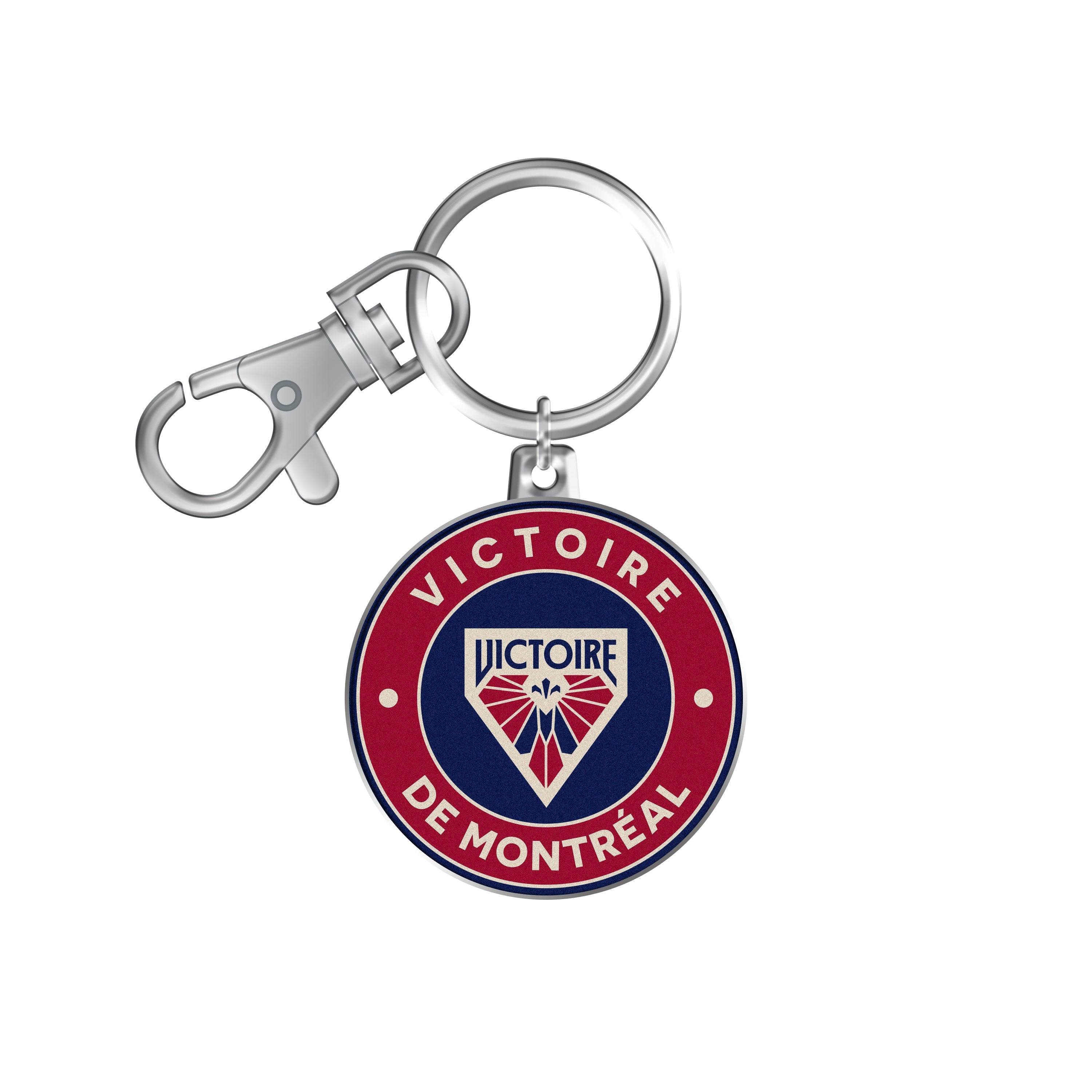Montreal Victoire Keychain - Keychains in Maroon