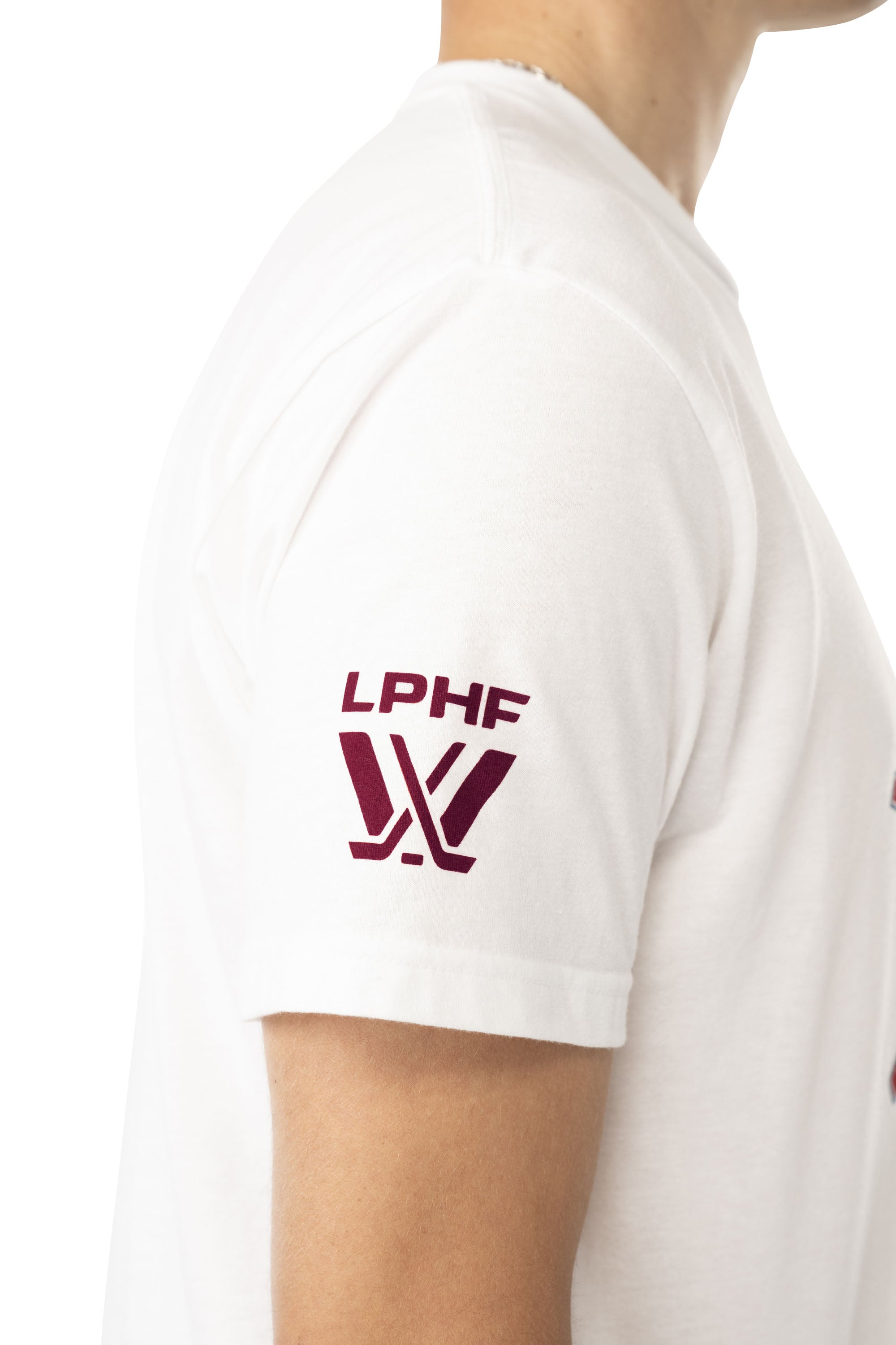 Montreal Victoire Unisex Bauer Circle Logo T-Shirt - T-Shirt in White