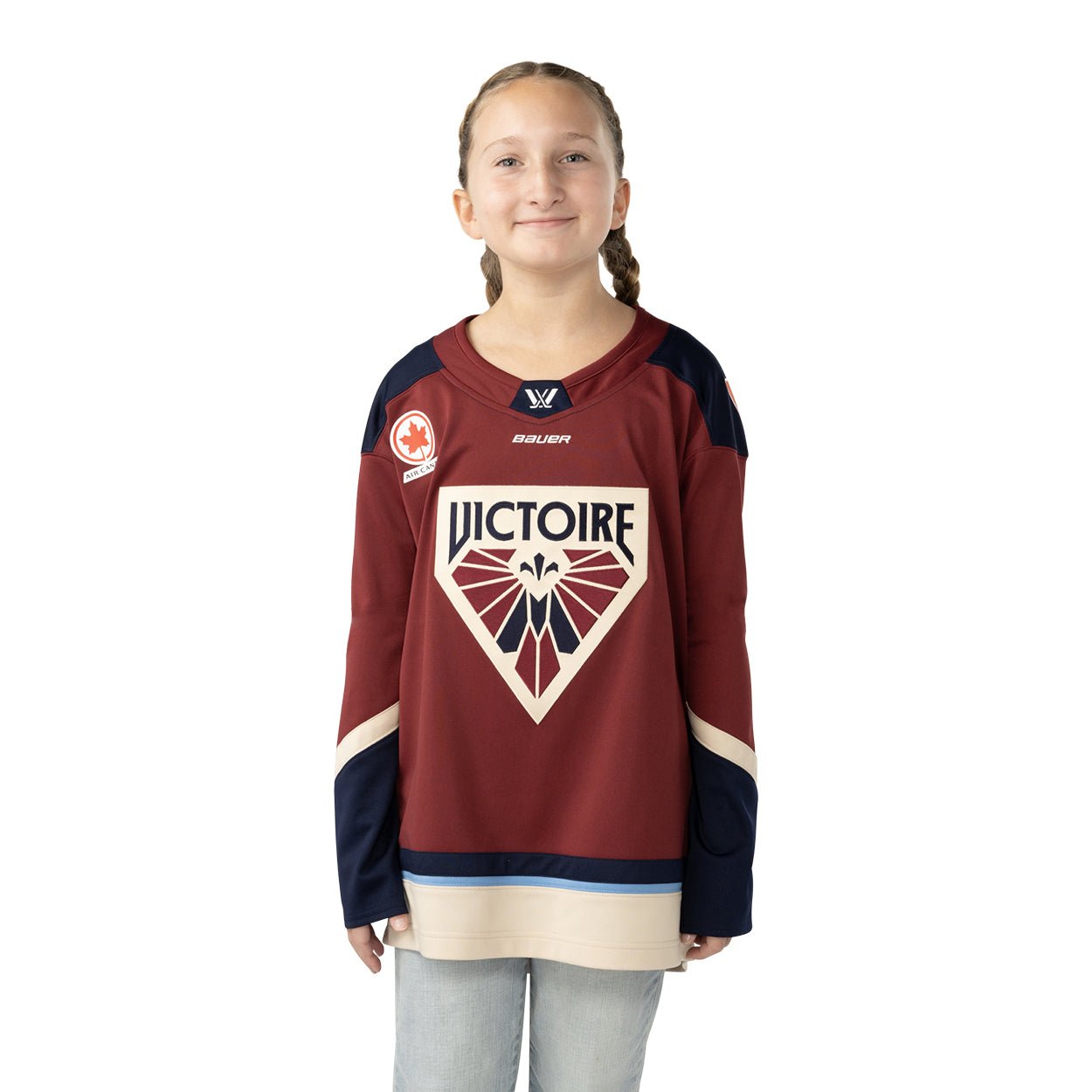 Montreal Victoire Youth Bauer Replica Home Jersey