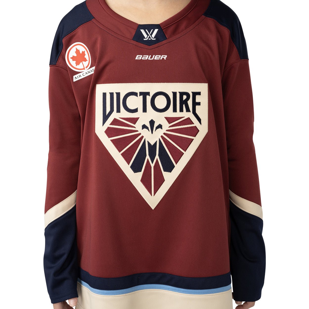 Montreal Victoire Youth Bauer Replica Home Jersey - Jersey in Maroon