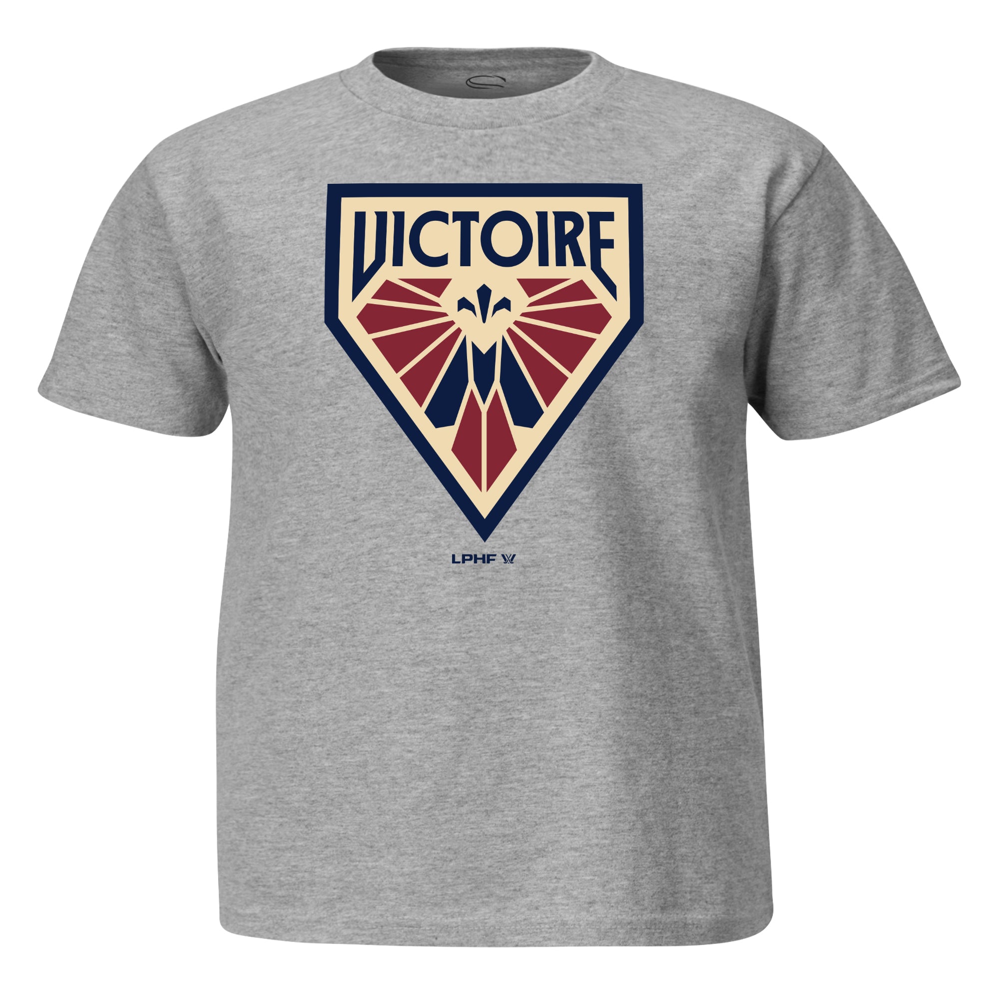 Montreal Victoire Youth Stadium Essentials Logo T-Shirt - T-Shirt in Grey
