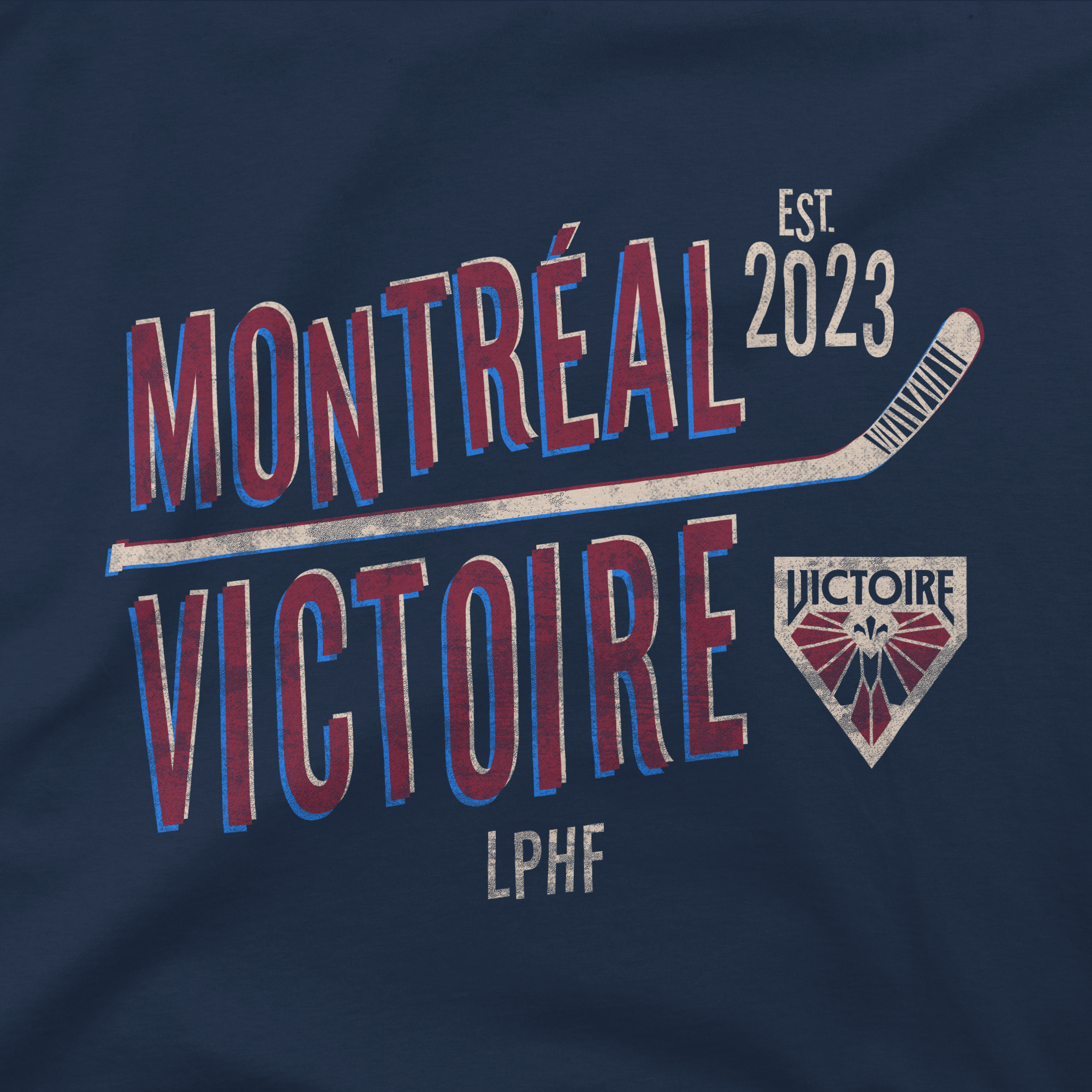 Montreal Victoire Youth Stadium Essentials Stick T-Shirt