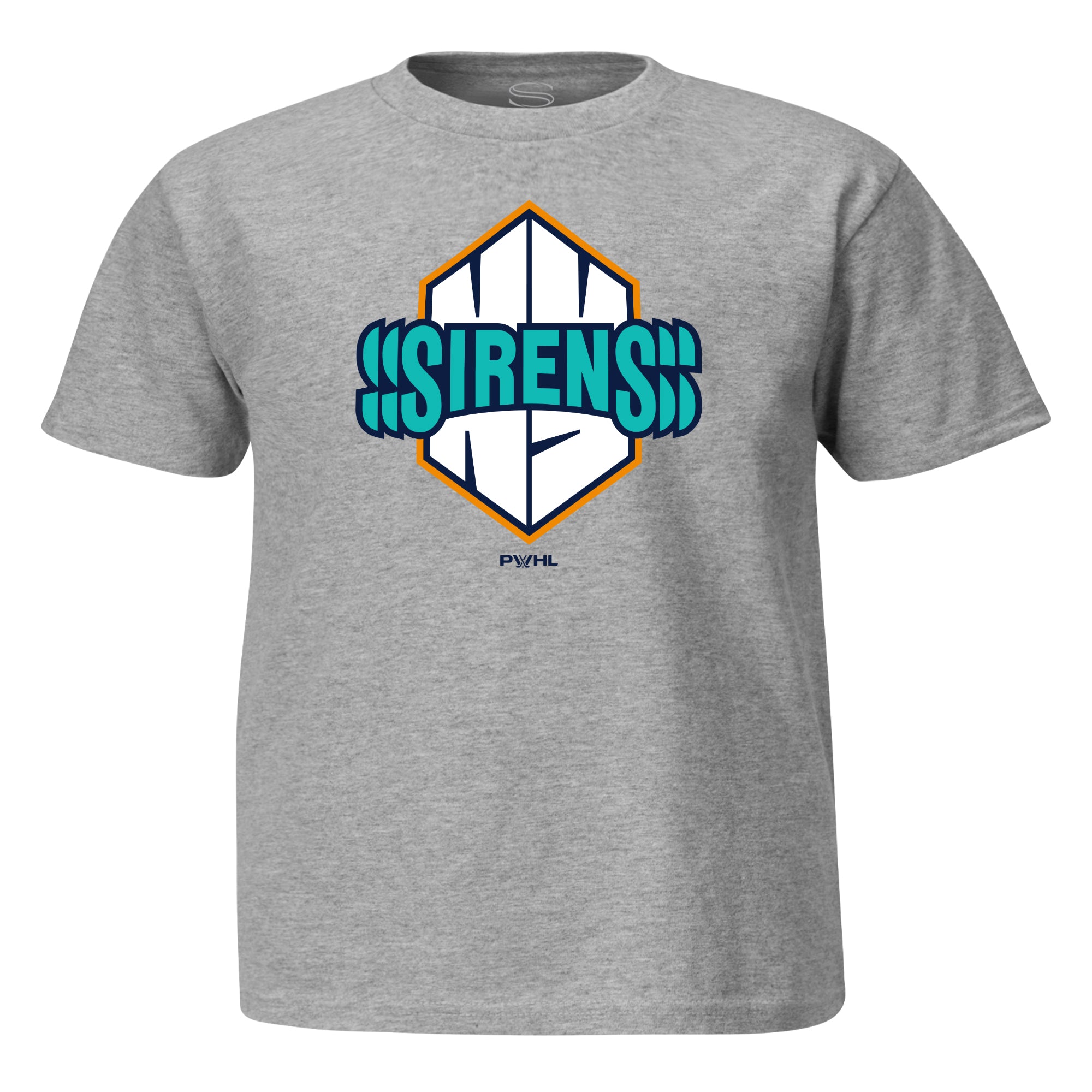 New York Sirens Youth Stadium Essentials Logo T-Shirt - T-Shirt in Grey