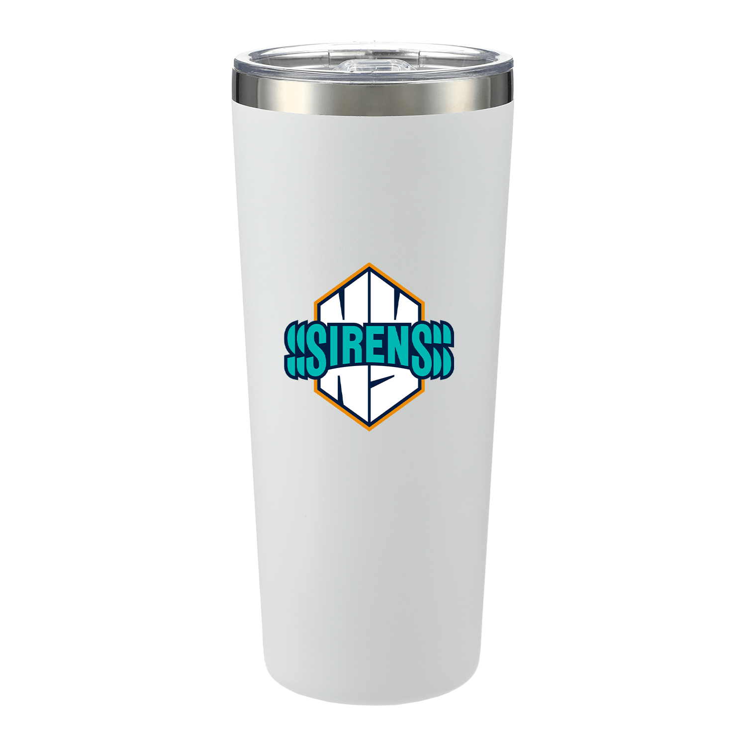 New York Sirens 22 oz Copper Vacuum Insulated Tumbler - Drinkware in White
