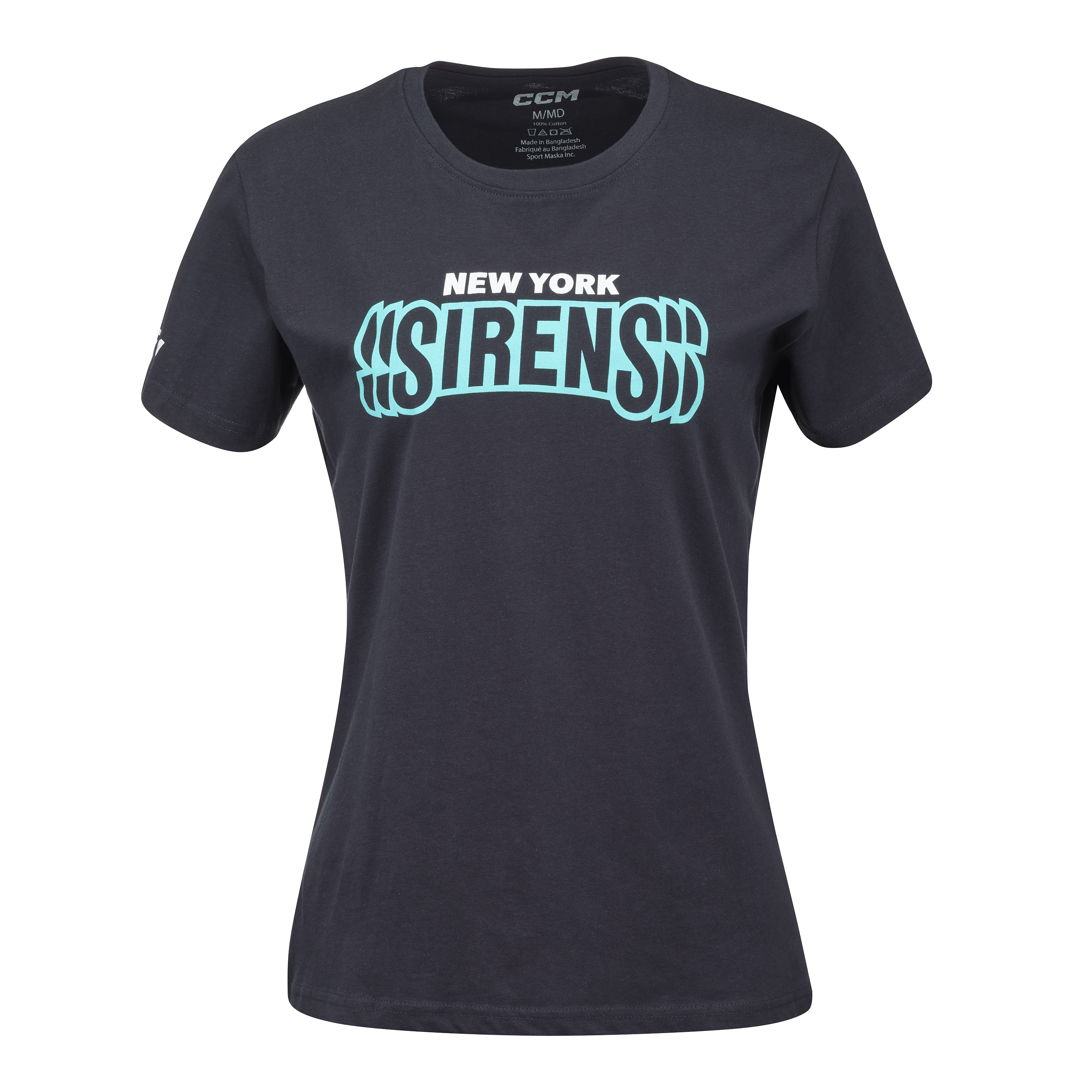 New York Sirens Adult CCM Her Future is Now T-Shirt - T-Shirt in Navy