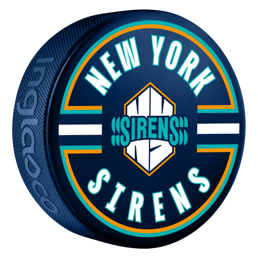 New York Sirens Coloured Puck - Pucks in Blue