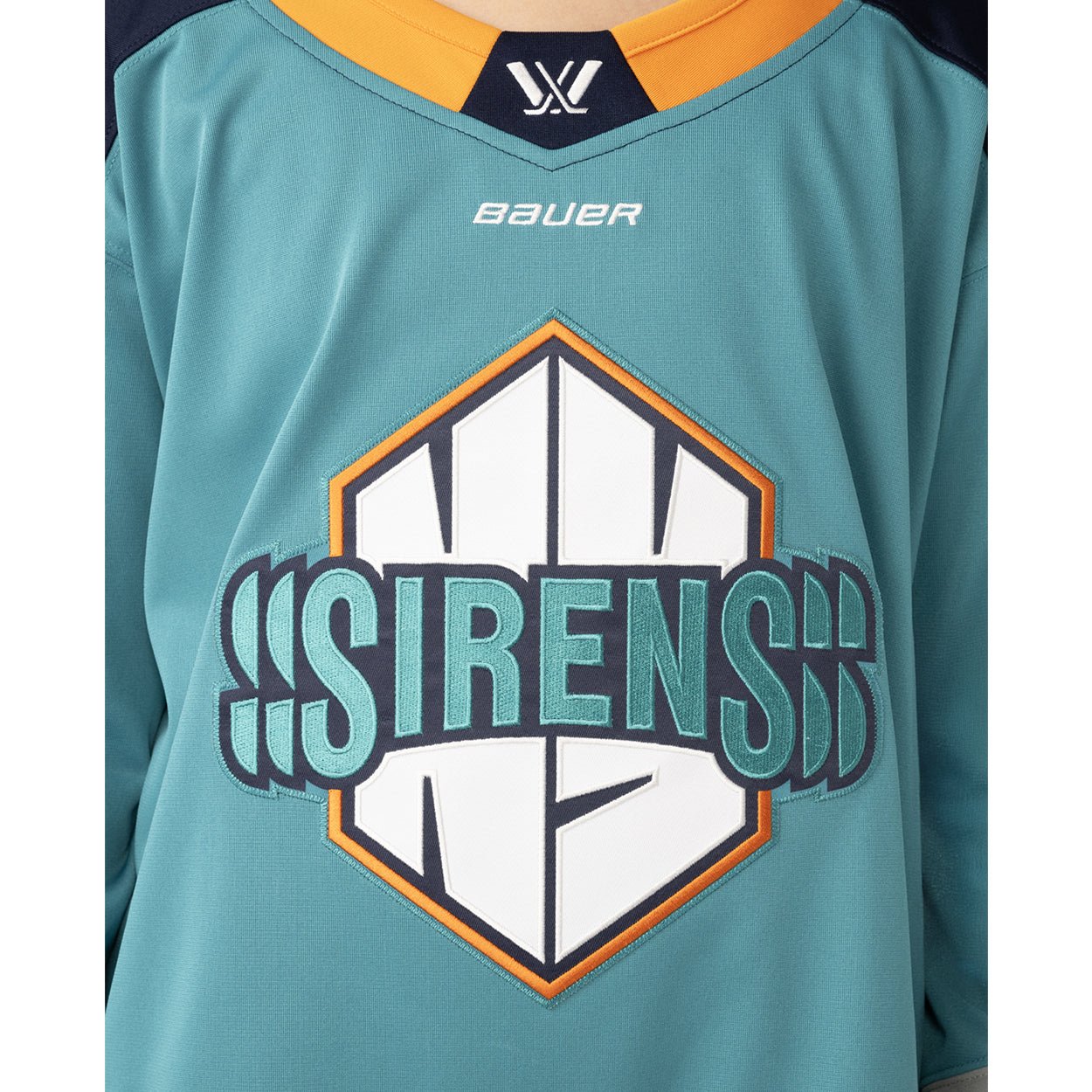 New York Sirens Youth Bauer Replica Home Jersey - Jersey in Teal