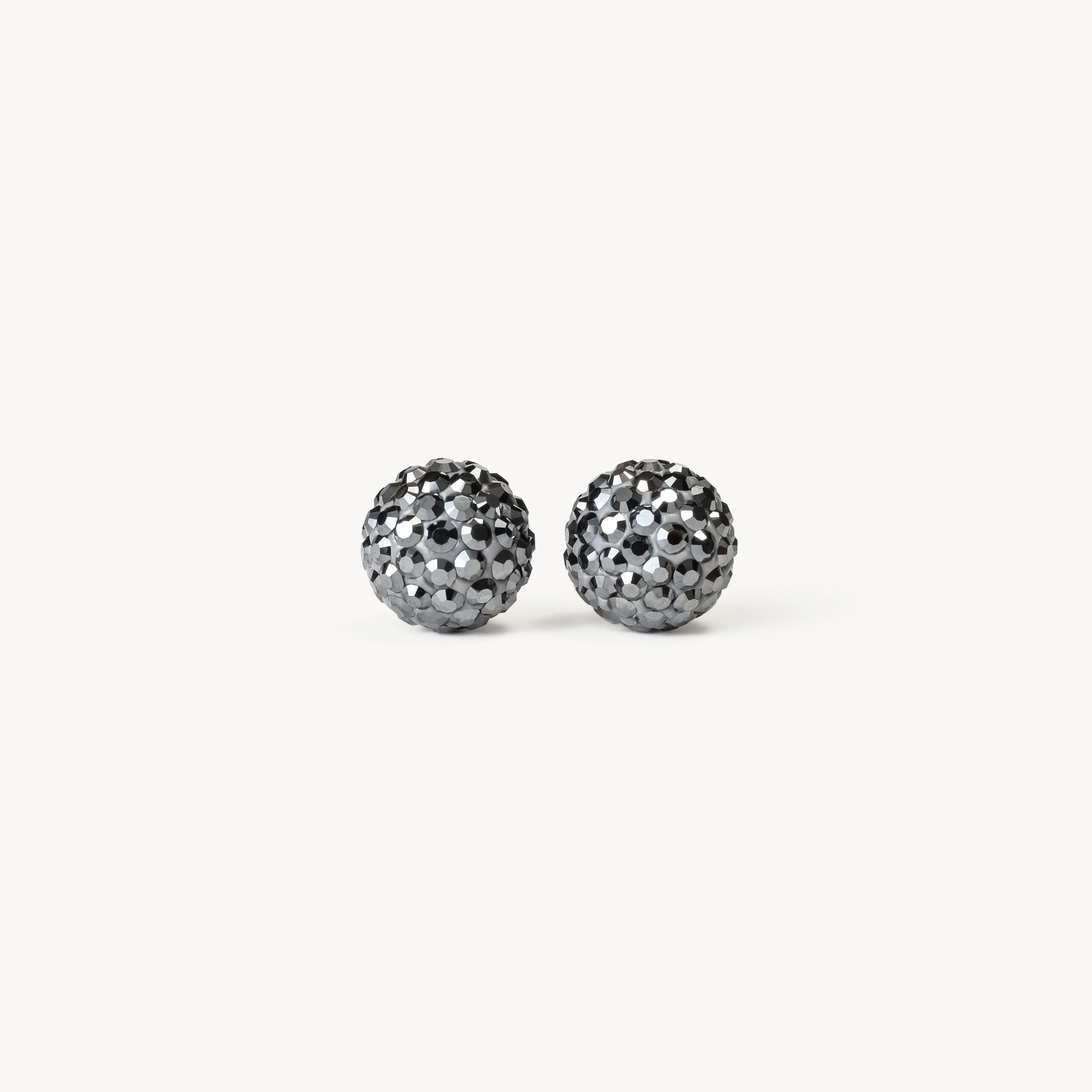 Ottawa Charge Hillberg & Berk Small Sparkle Ball™ Earrings - Jewelry in Black