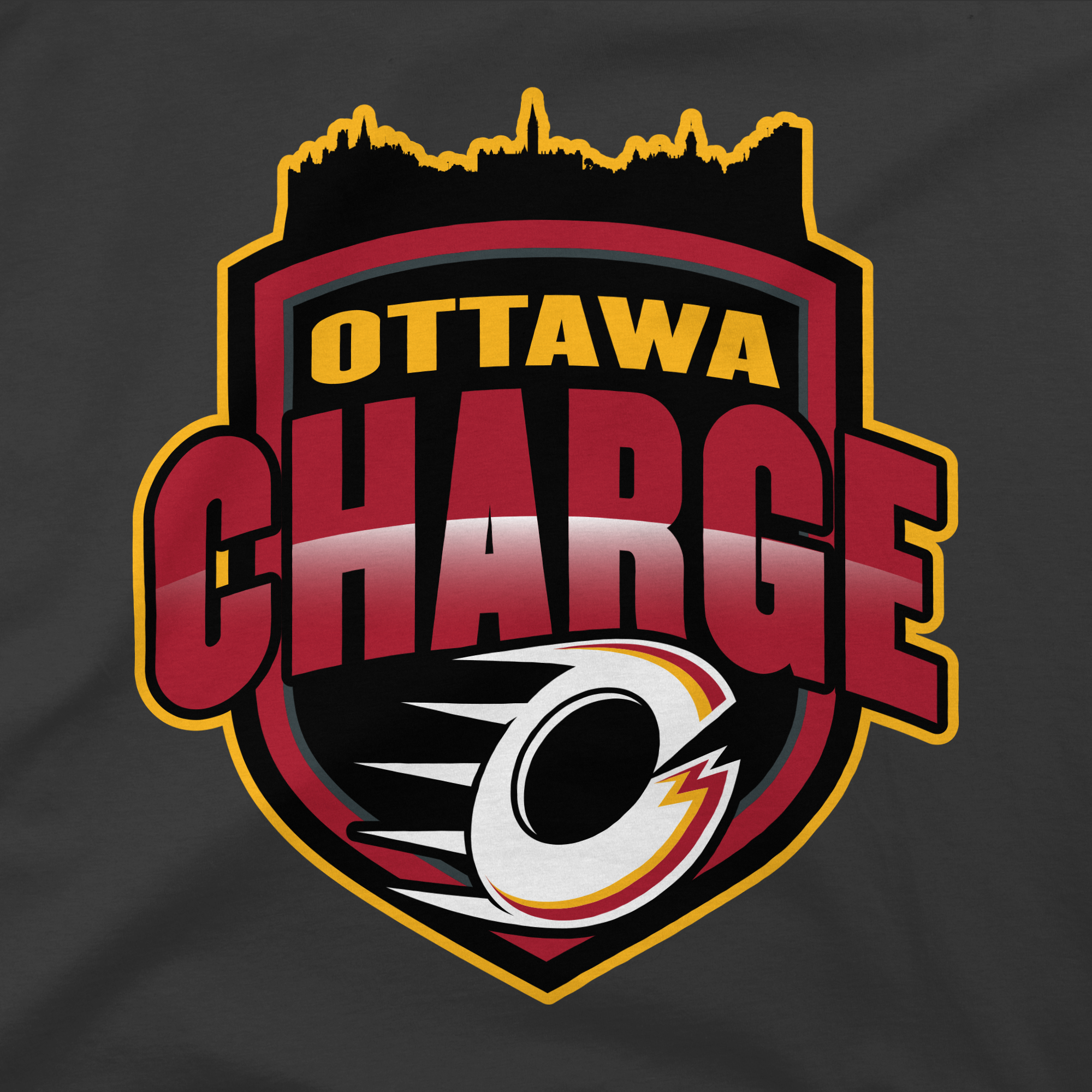 Ottawa Charge Adult Stadium Essentials Crest T-Shirt
