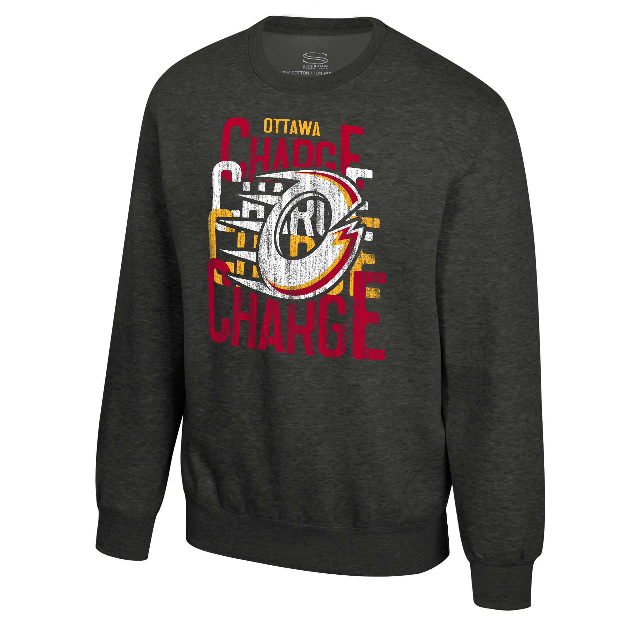 Ottawa Charge Adult Stadium Essentials Dedication Fleece Crewneck