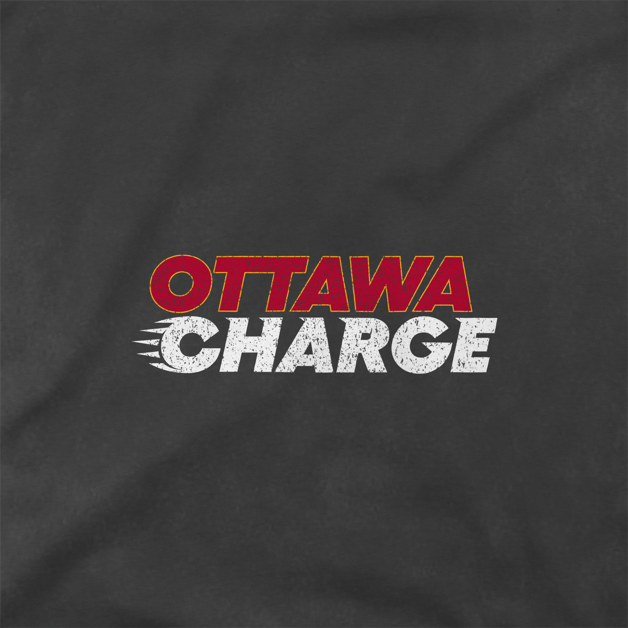 Pre - Order Ottawa Charge Adult Stadium Essentials Get Back Vintage T-Shirt - T-Shirt in Vintage Black