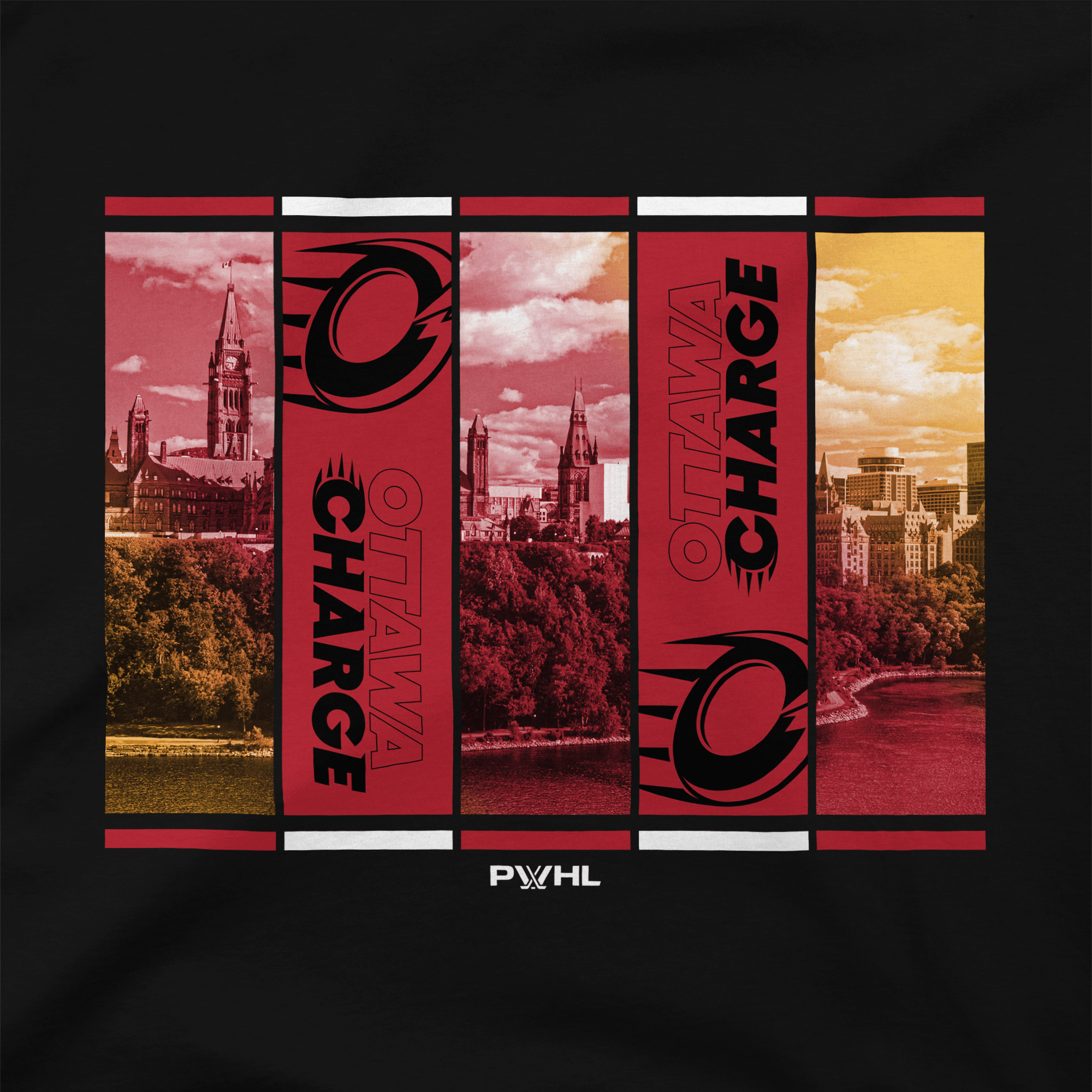 Ottawa Charge Adult Stadium Essentials Skyline Fleece Hoodie - Hoodie in S