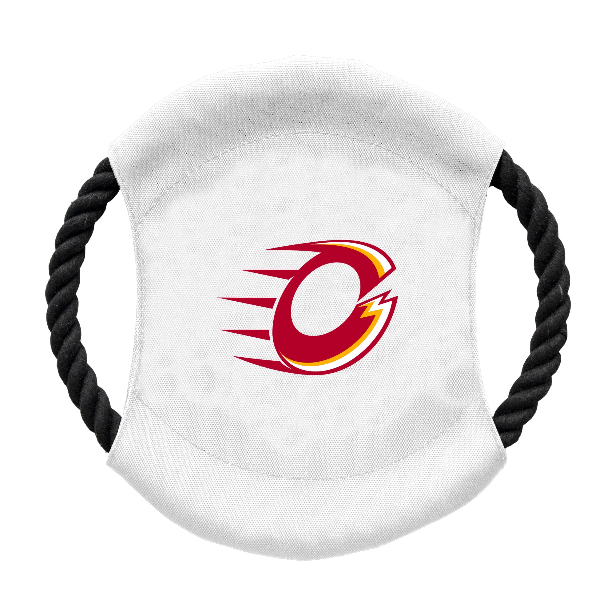 Ottawa Charge Flying Disc Pet Toy - Pet in White