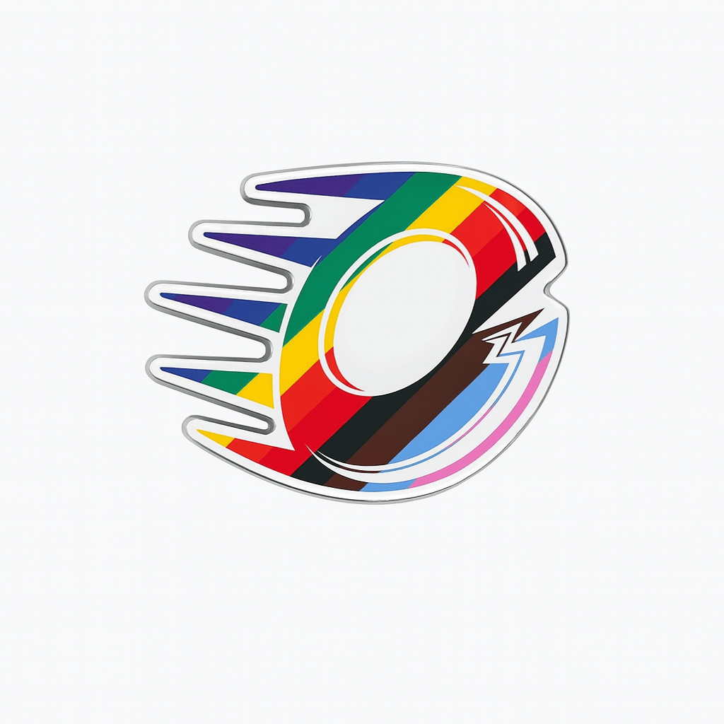 Ottawa Charge Pride Pin - Pin in Rainbow