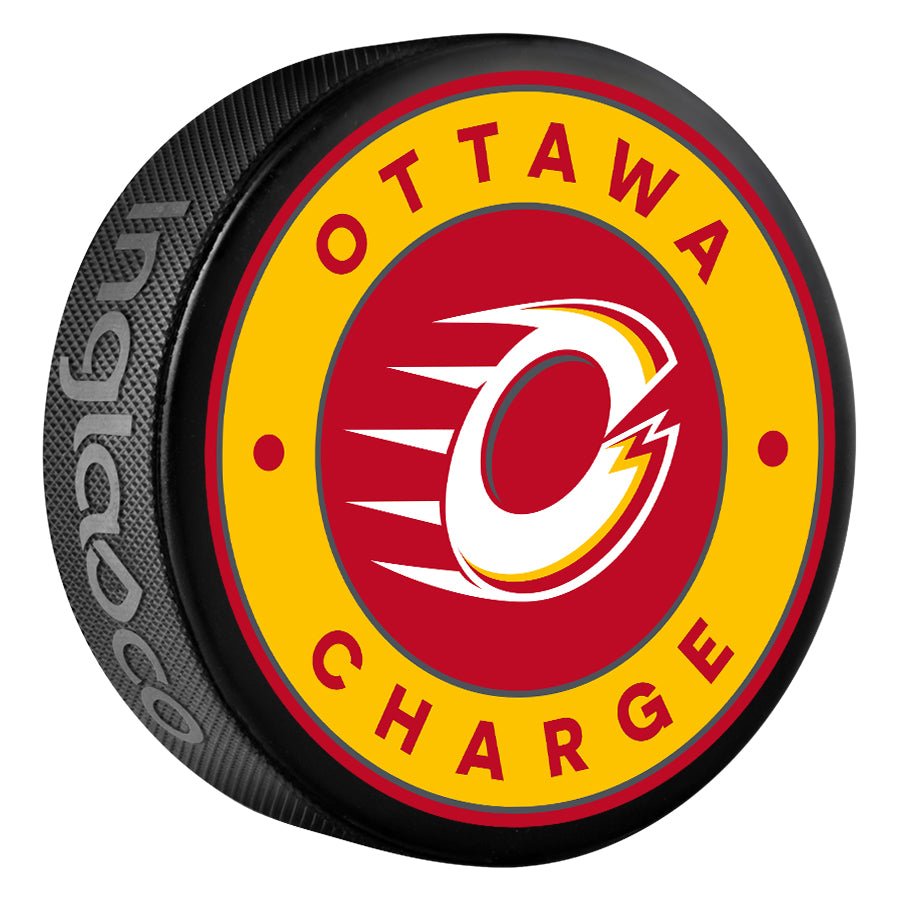 Ottawa Charge Souvenir Puck - Pucks in Black