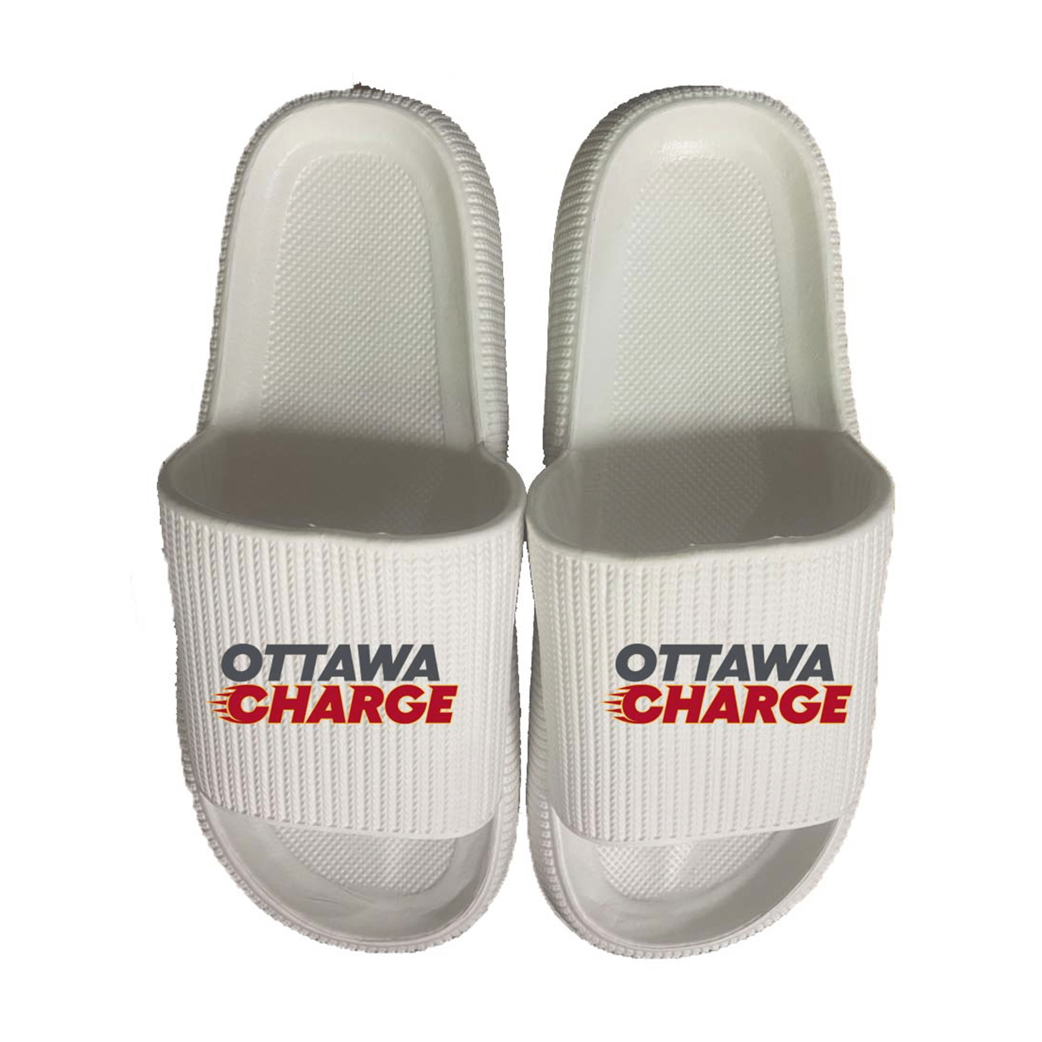 Ottawa Charge Team Slides - Footwear in White