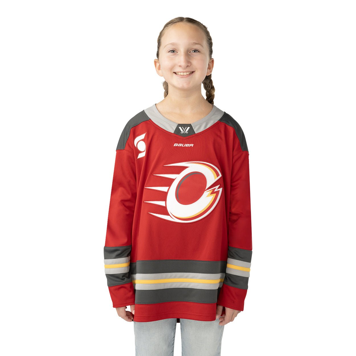 Ottawa Charge Youth Bauer Replica Home Jersey - Jersey in Red