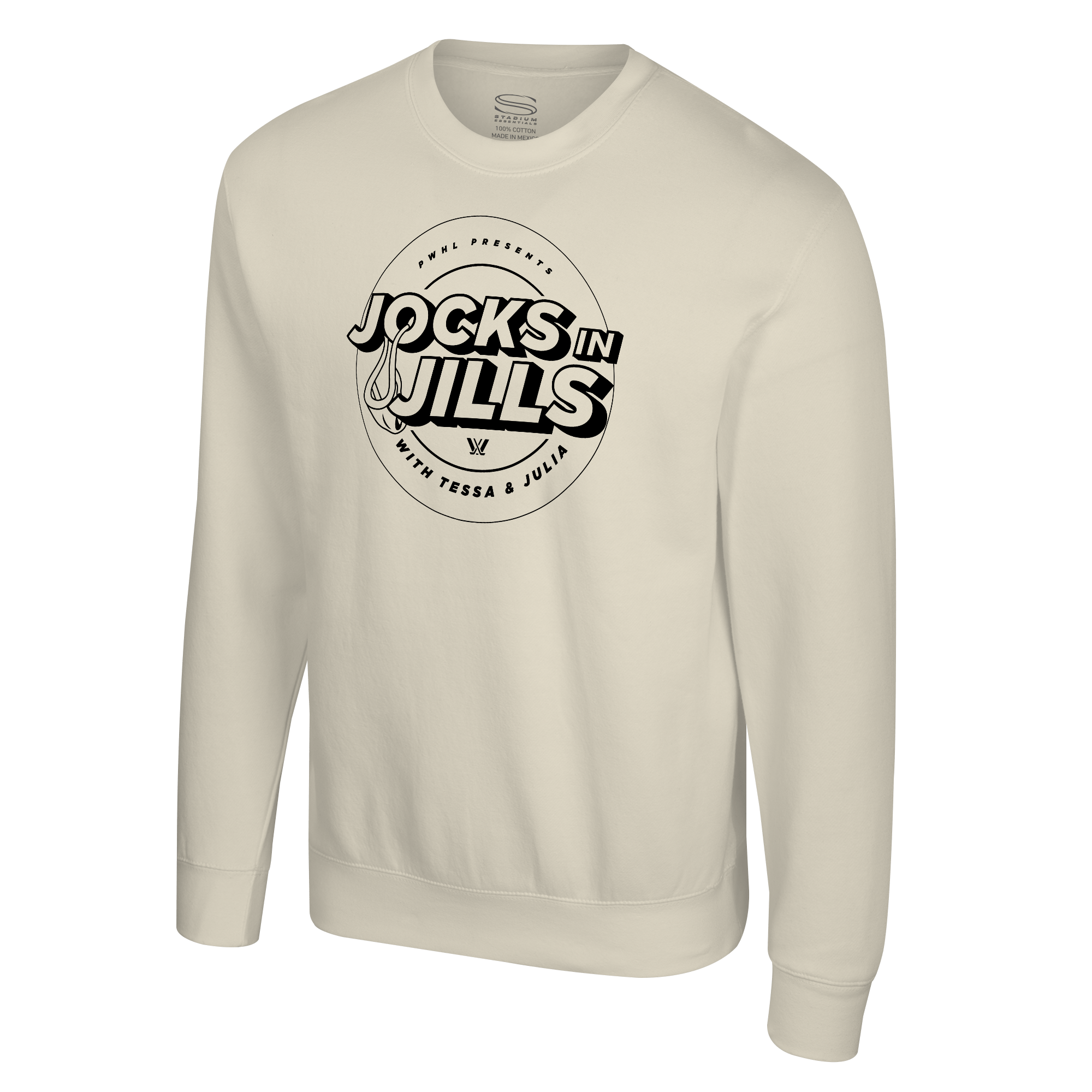 Jocks in Jills Adult Stadium Essentials Origins Monochromatic Crew - Crewneck in Sand