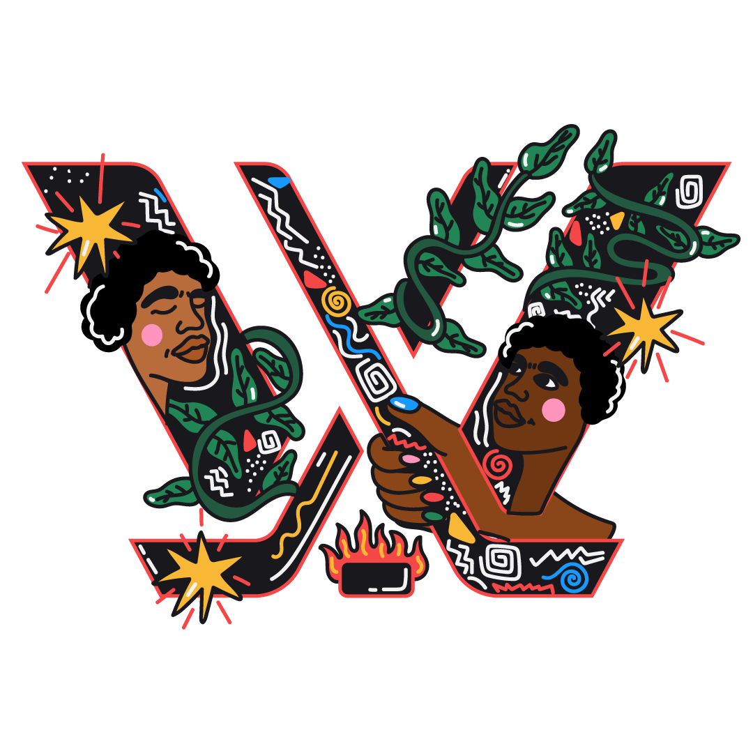 PWHL x Kezna Dalz Black History Month Adult Long Sleeve T-Shirt - Long Sleeve T-Shirt in S