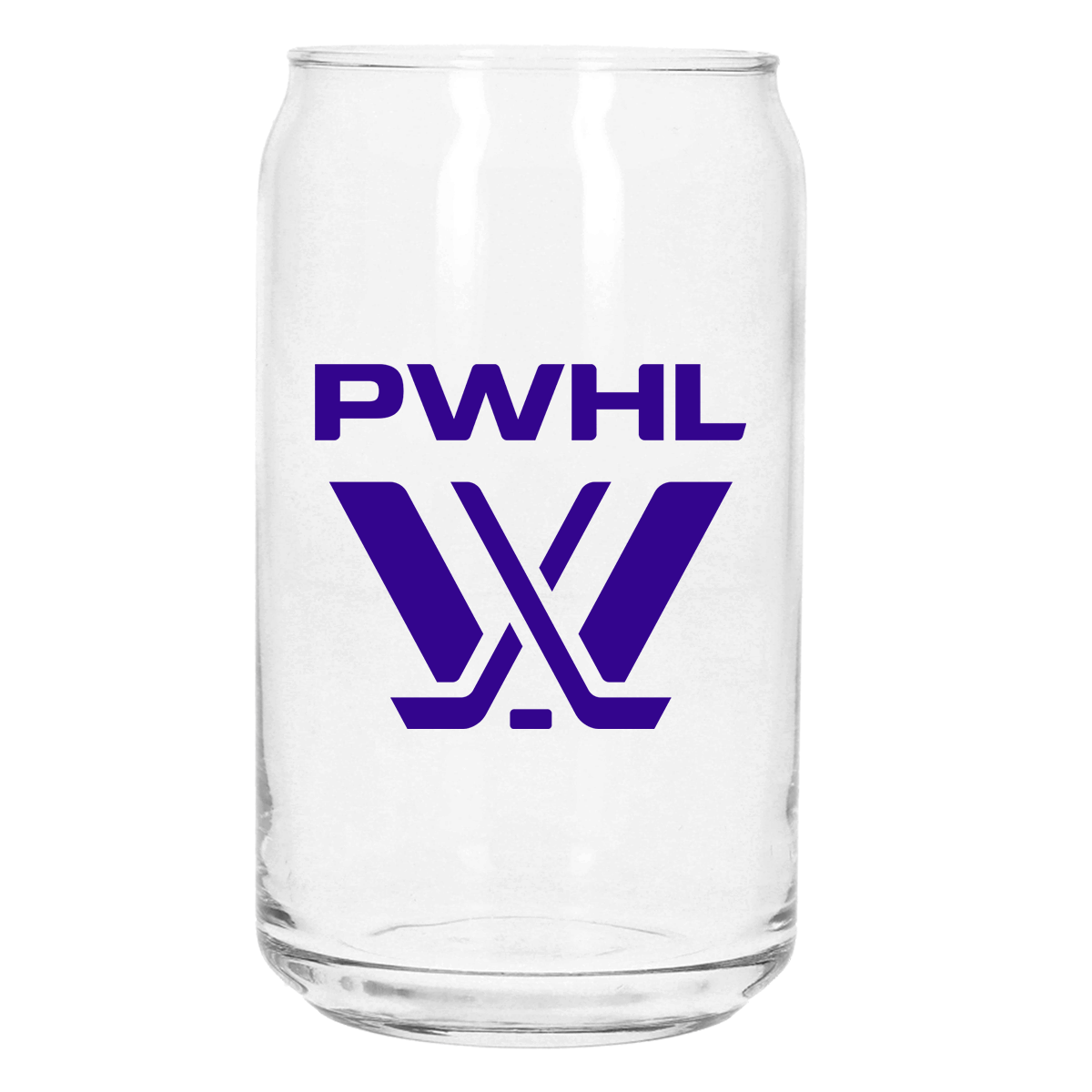 PWHL Soda Can Glass - Drinkware in Clear